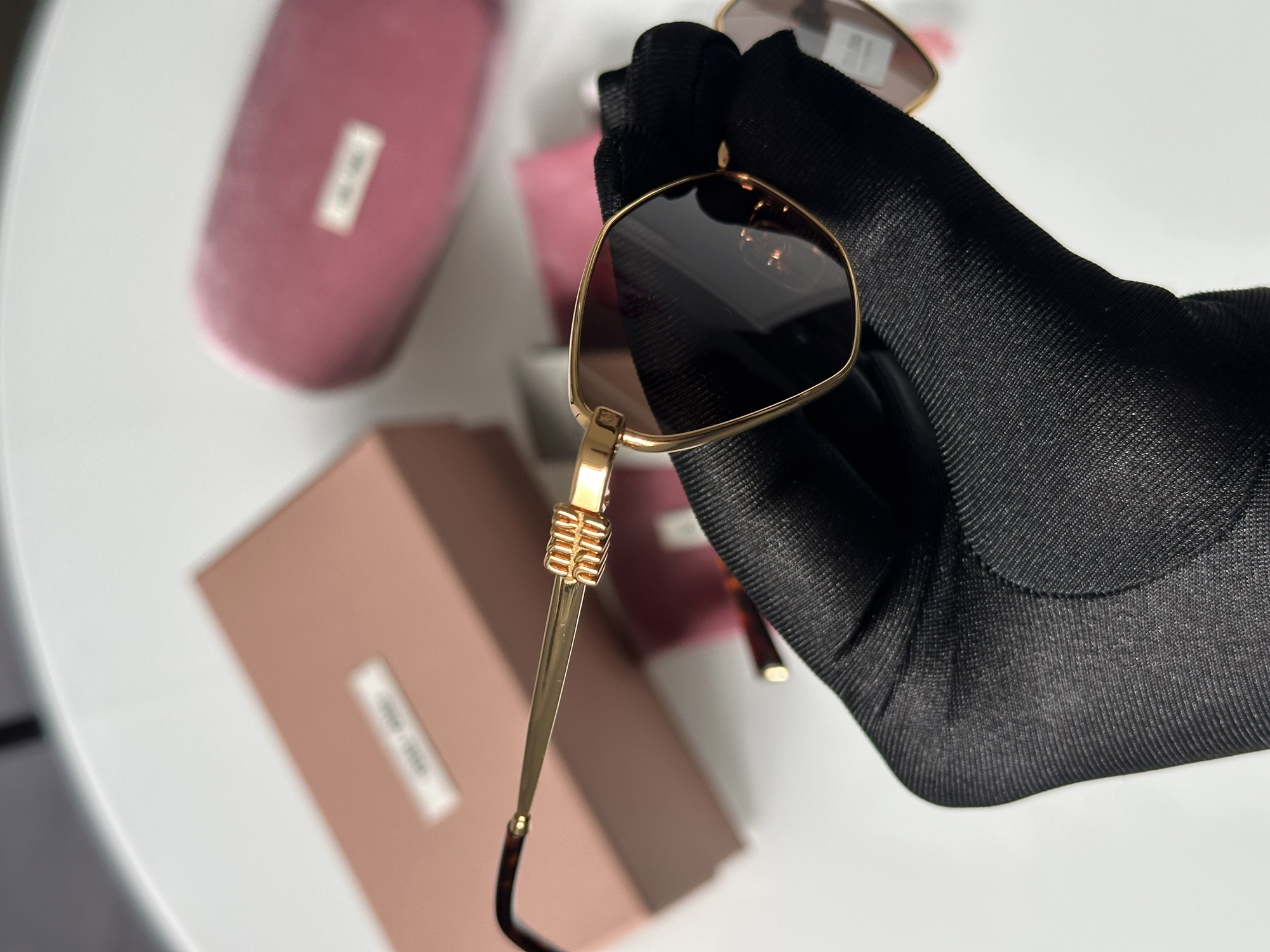 Miu Miu MU56Z 5AK-061 Brown/Gold - 13