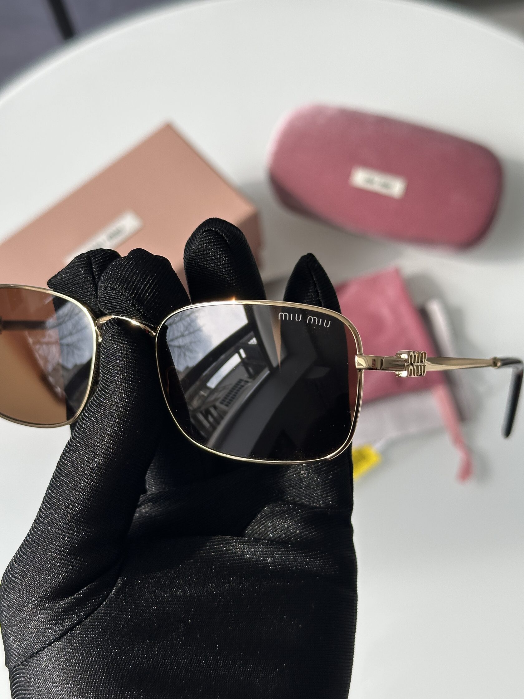 Miu Miu MUA53S ZVN60O Brown/Gold - 8