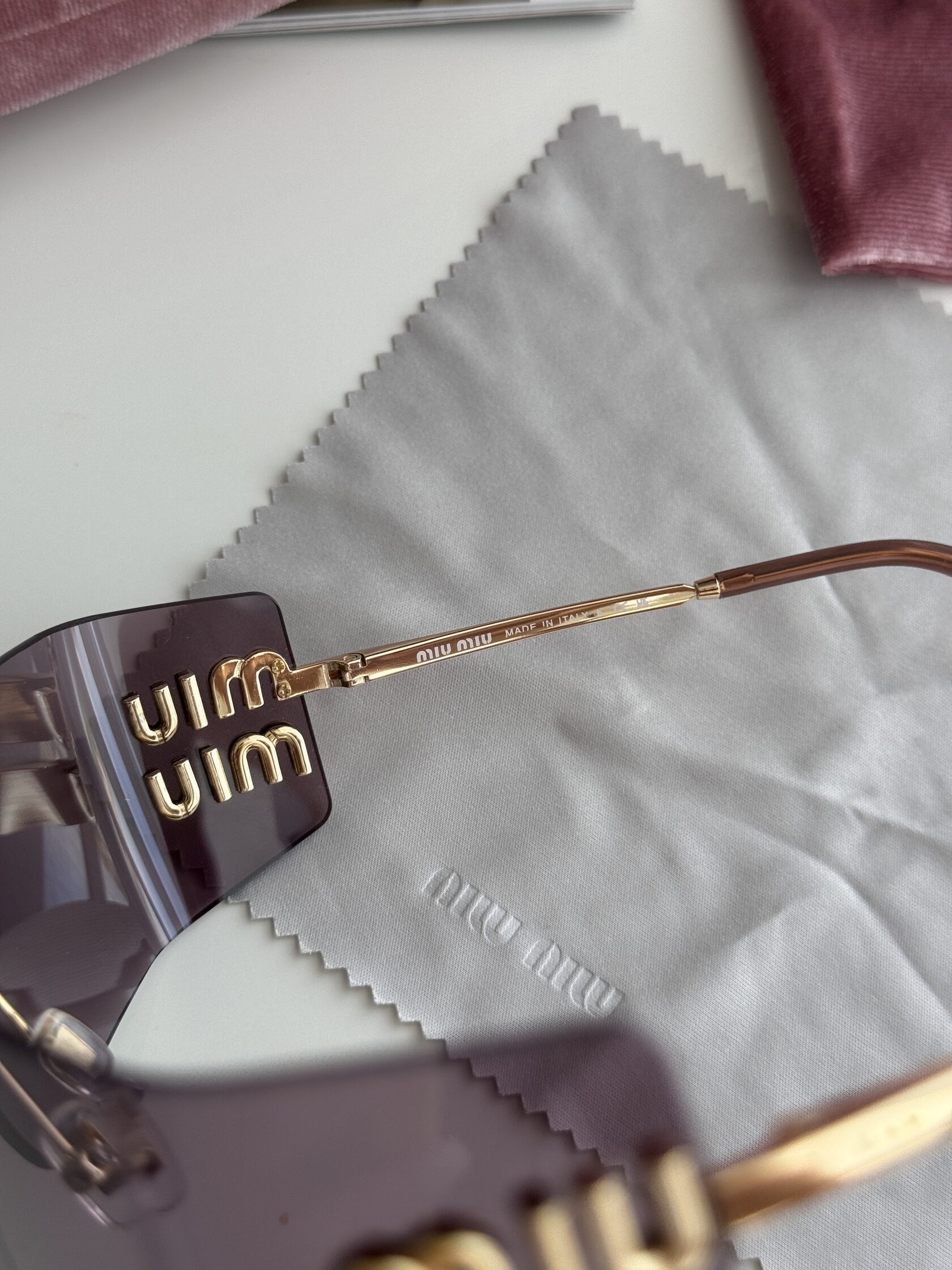 Miu Miu Purple/Gold MU54YS 5AK06180 C 080 - 7