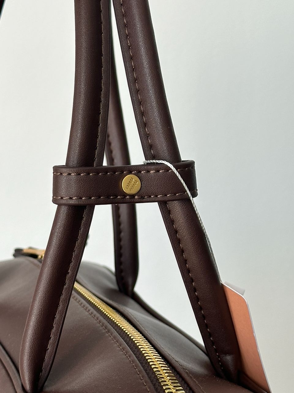 Miu Miu Ripe Cherry Leather Beau Top-Handle Bag - 7