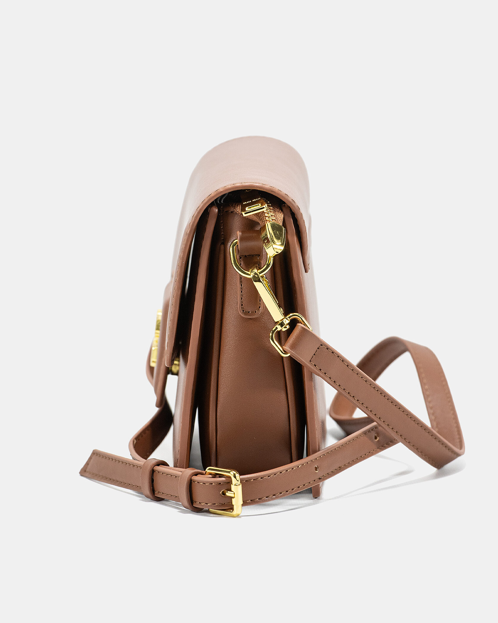 Miu Miu Shoulder Leather Bag Brown - 7