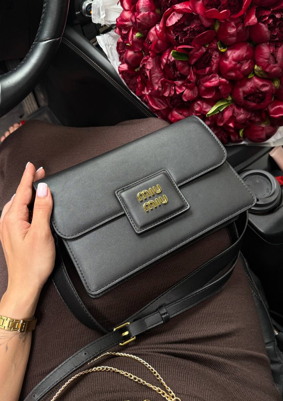 Miu Miu Shoulder Leather Bag - 4