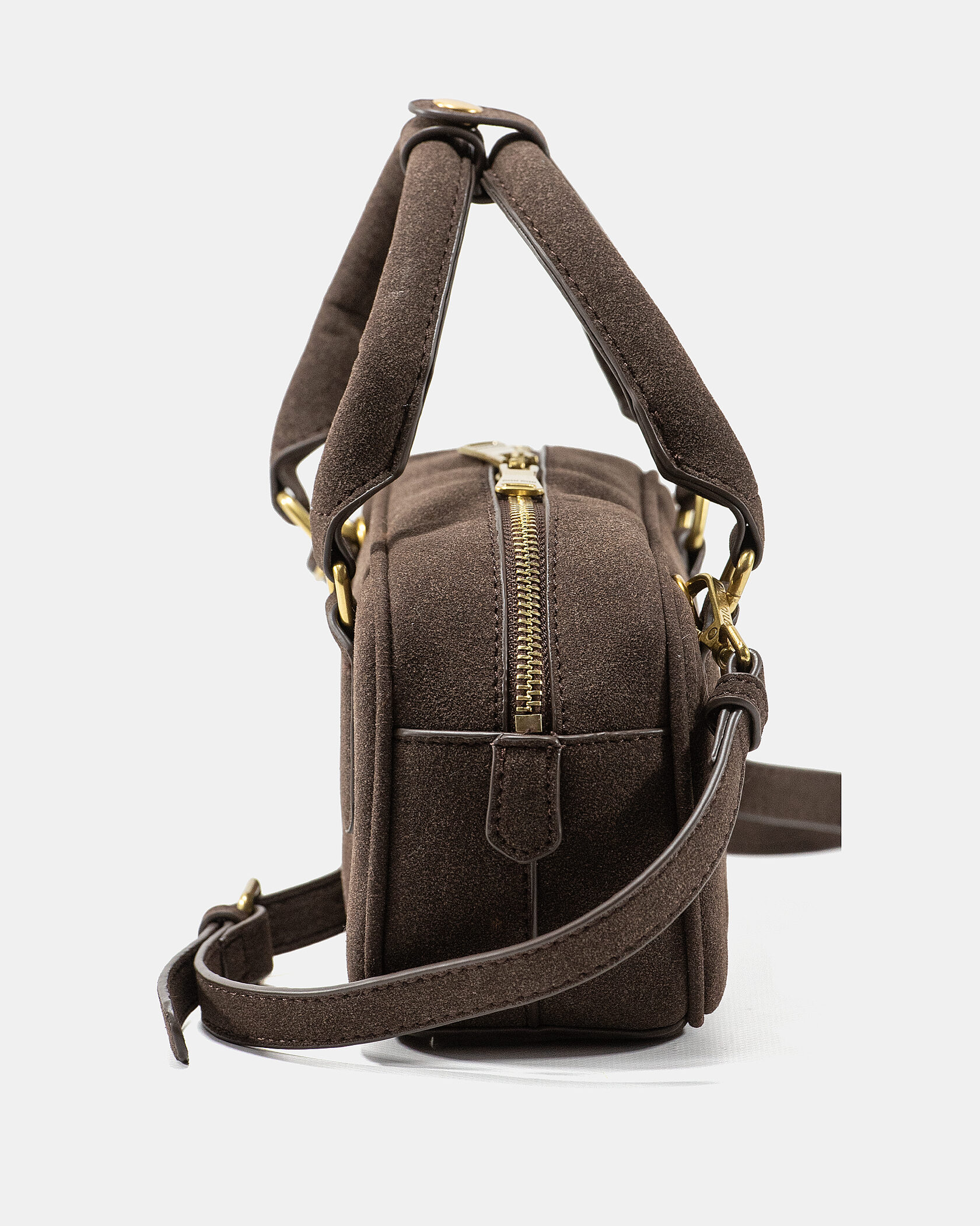 Miu Miu Small Arcadie Bag in Brown Suede - 8