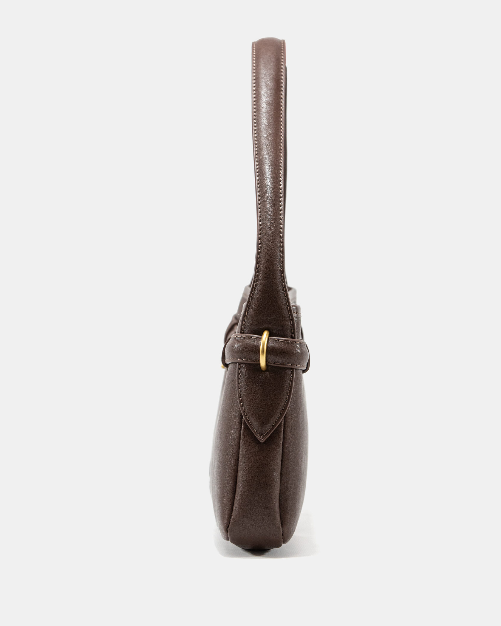Miu Miu Small Baguette Shoulder Bag in Brown Leather - 7