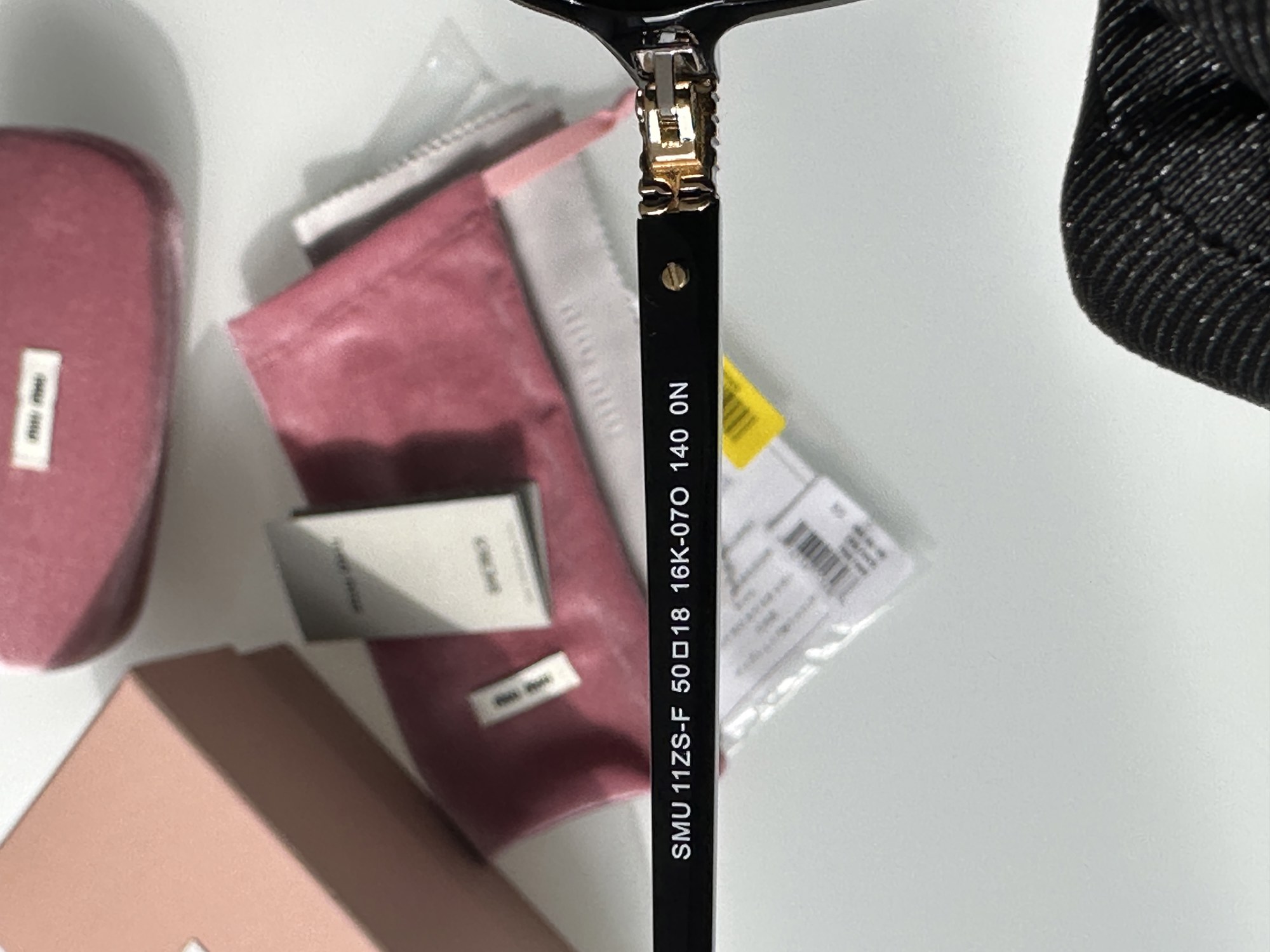 Miu Miu SMU 11ZS-F 16K-07O Black/Black - 17