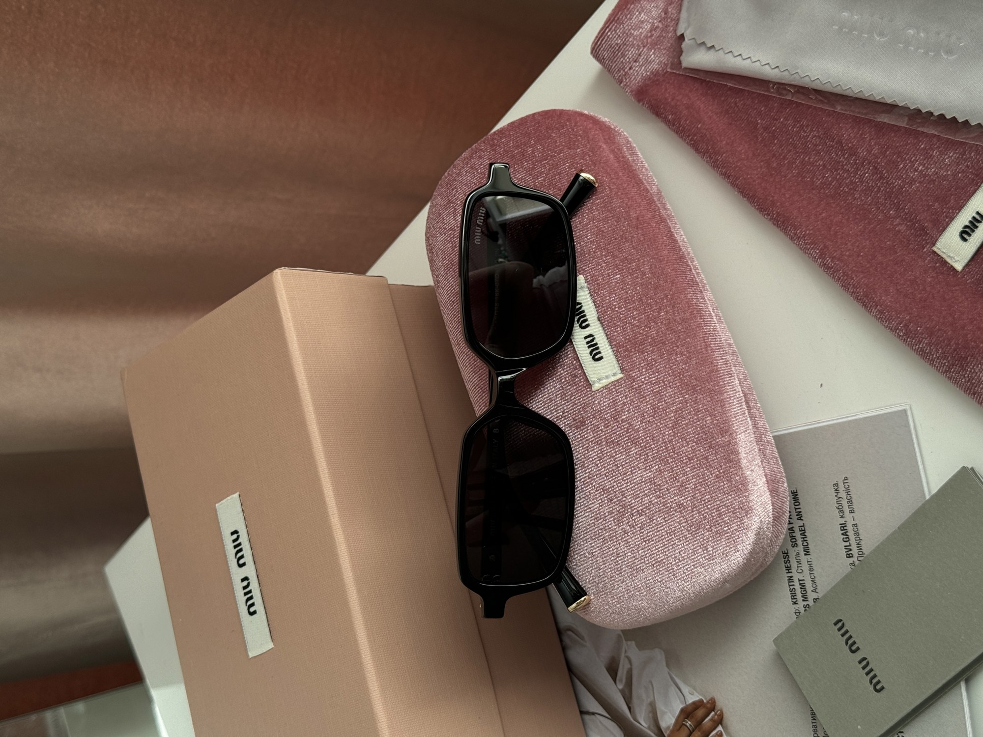 Miu Miu SMU 11ZS-F 16K-07O Black/Black - 7