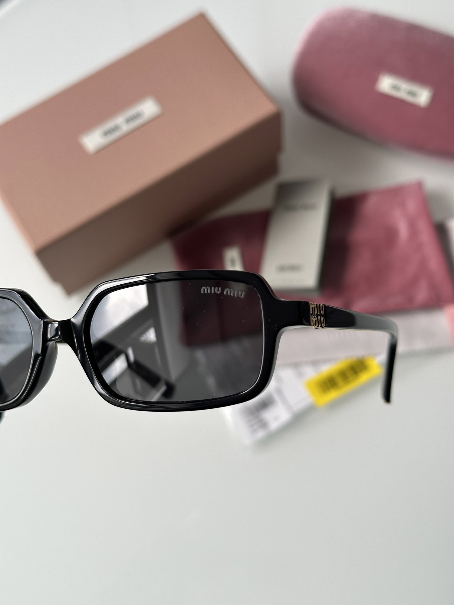 Miu Miu SMU 11ZS-F 16K-07O Black/Black - 12