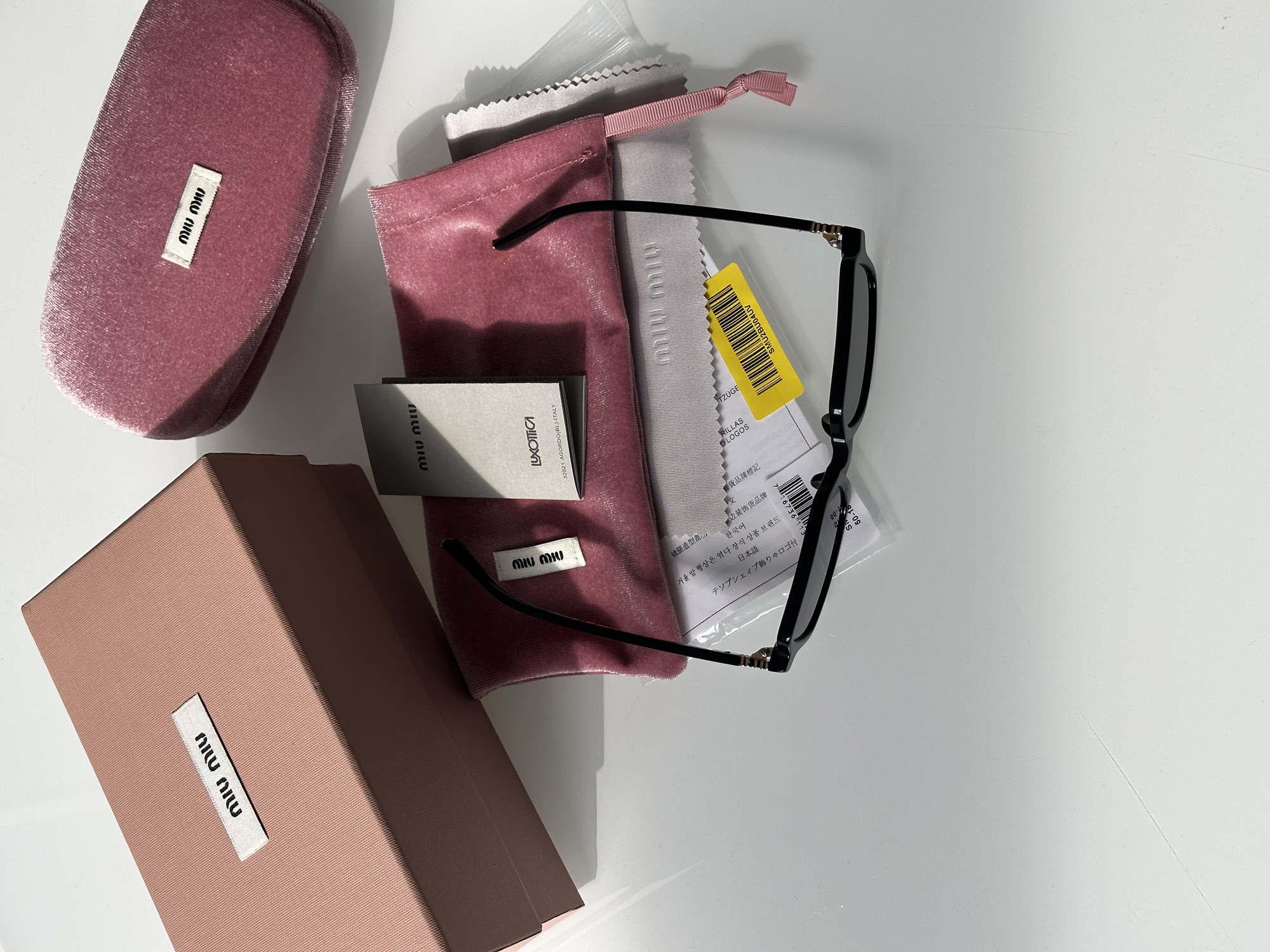 Miu Miu SMU 11ZS-F 16K-07O Black/Black - 14