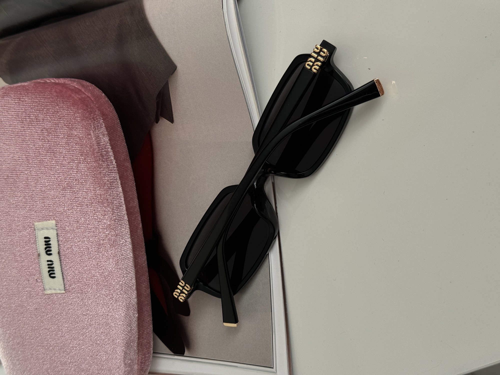 Miu Miu SMU 11ZS-F 16K-07O Black/Black - 15