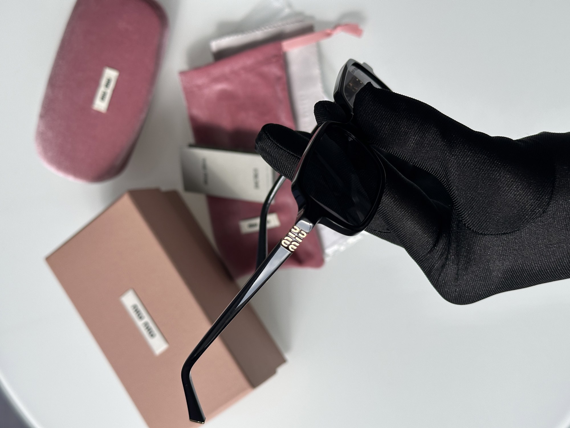 Miu Miu SMU 11ZS-F 16K-07O Black/Black - 11