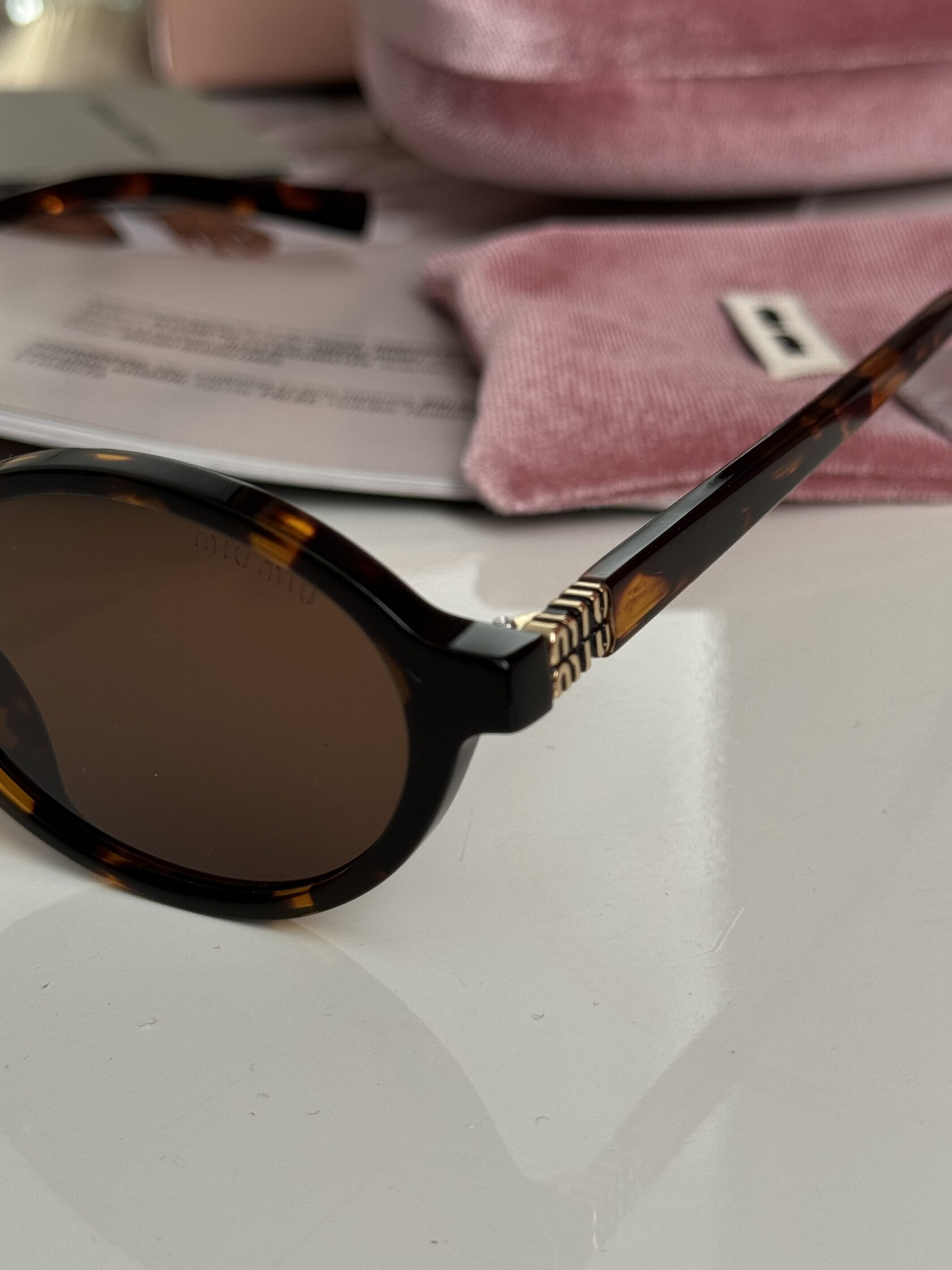 Miu Miu SMU04Z VAU-02N Leo/Brown - 10