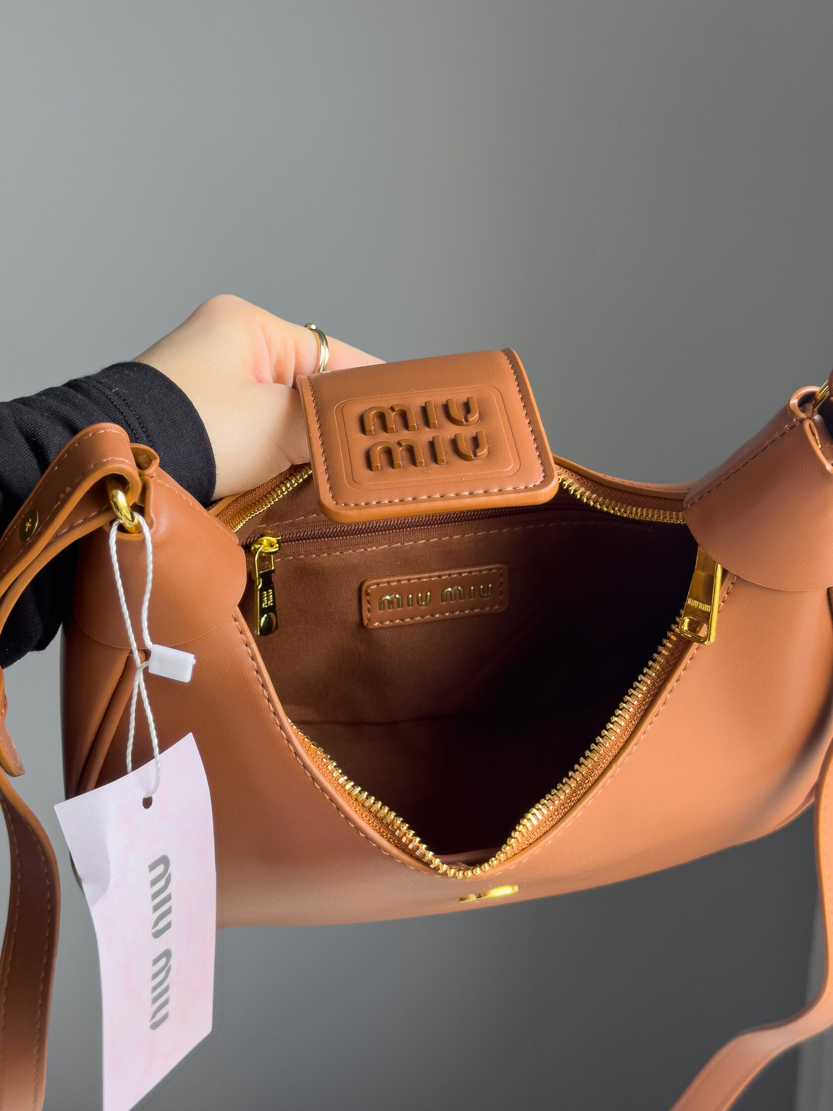 Miu Miu Wander Matelassé Nappa Leather Hobo Bag - 10