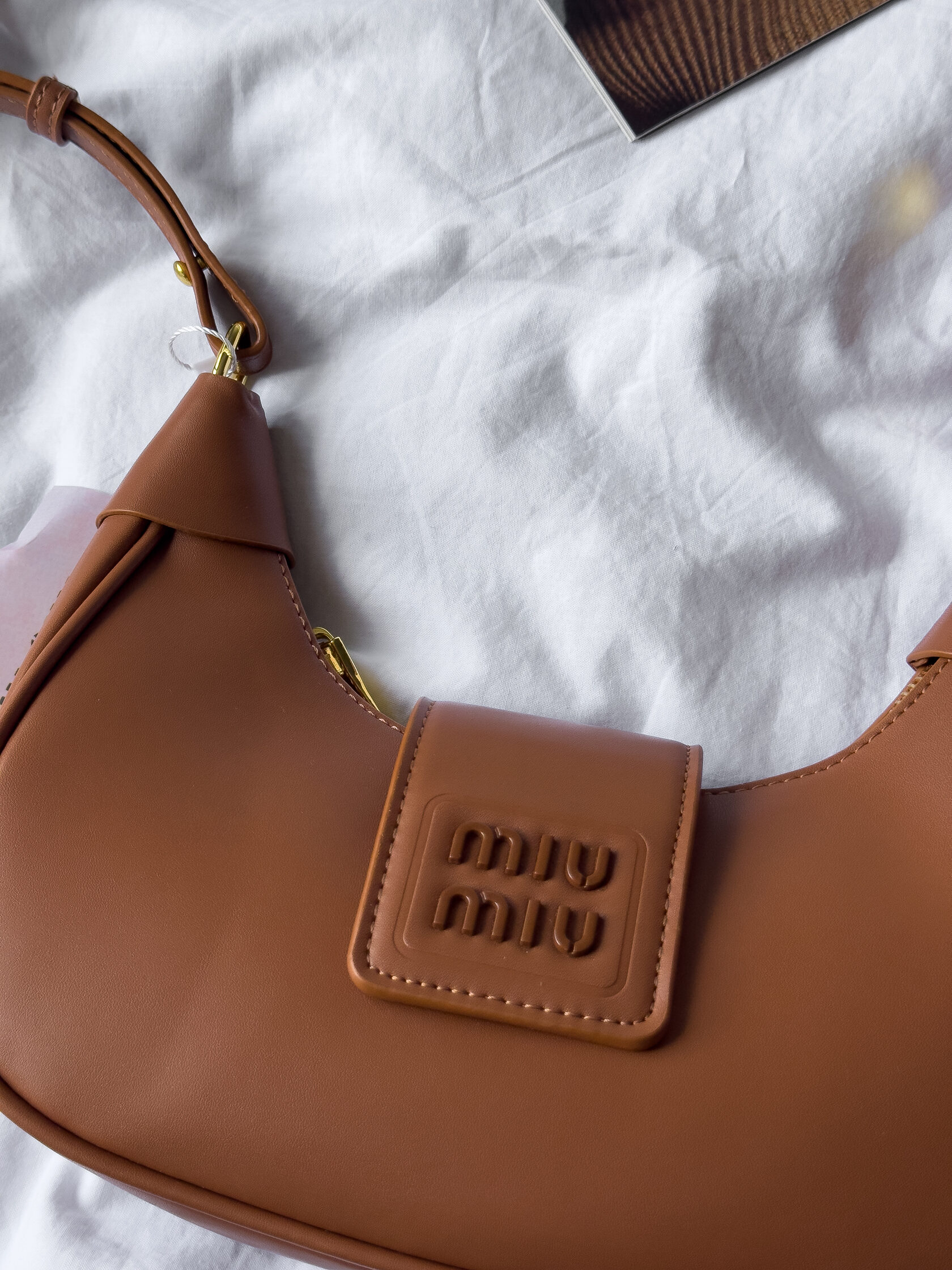 Miu Miu Wander Matelassé Nappa Leather Hobo Bag - 7