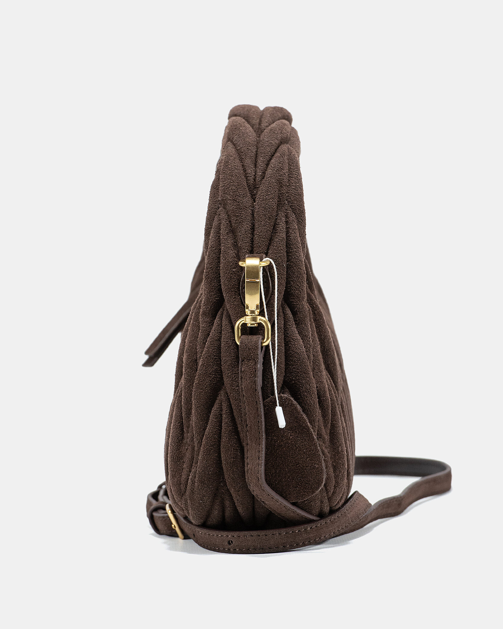 Miu Miu Wander Small matelassé suede shoulder bag - 7