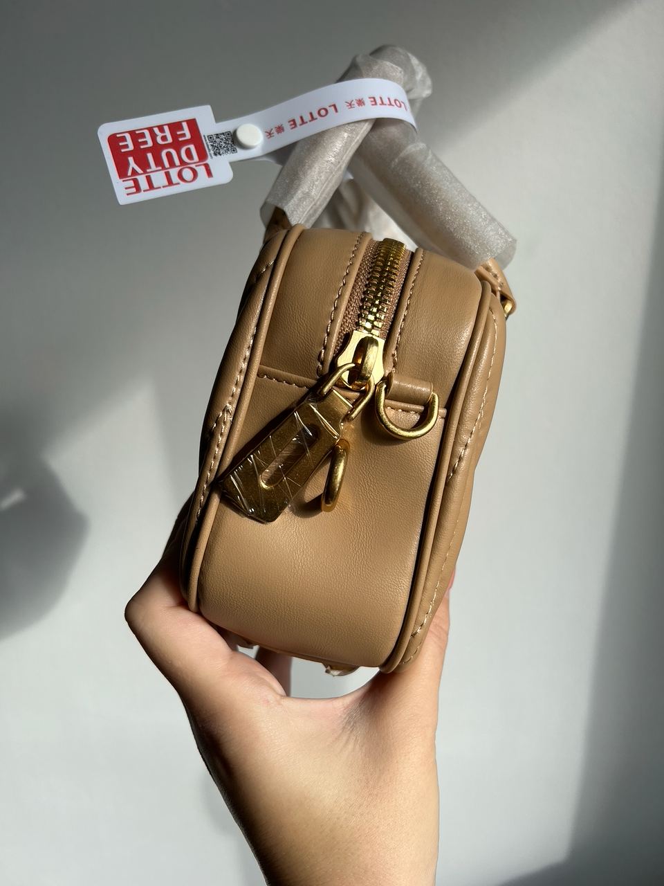 MiuMiu Arcadie Matelass? Nappa Leather Bag Beige - 24