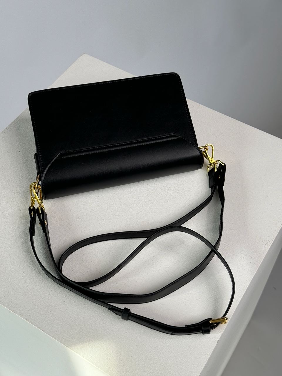 MiuMiu Shoulder Leather Bag Black - 21