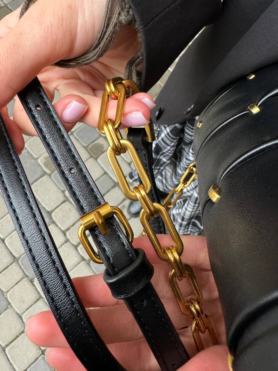 Pinko Black Quilted Leather Love Mini Puff Staples - 7