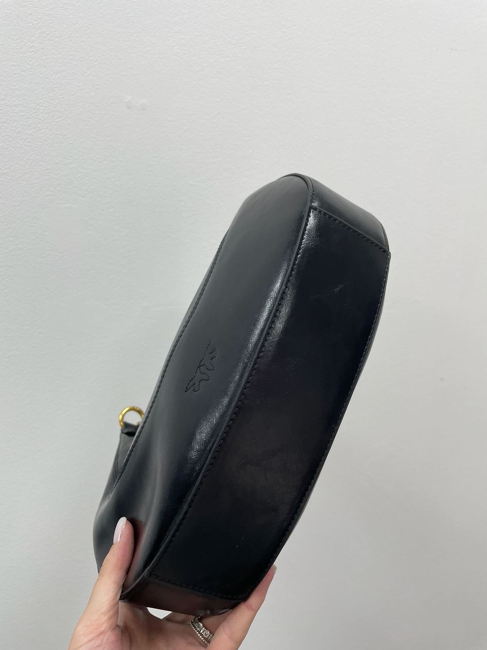 Pinko Classic Brioche Bag Hobo Black - 20