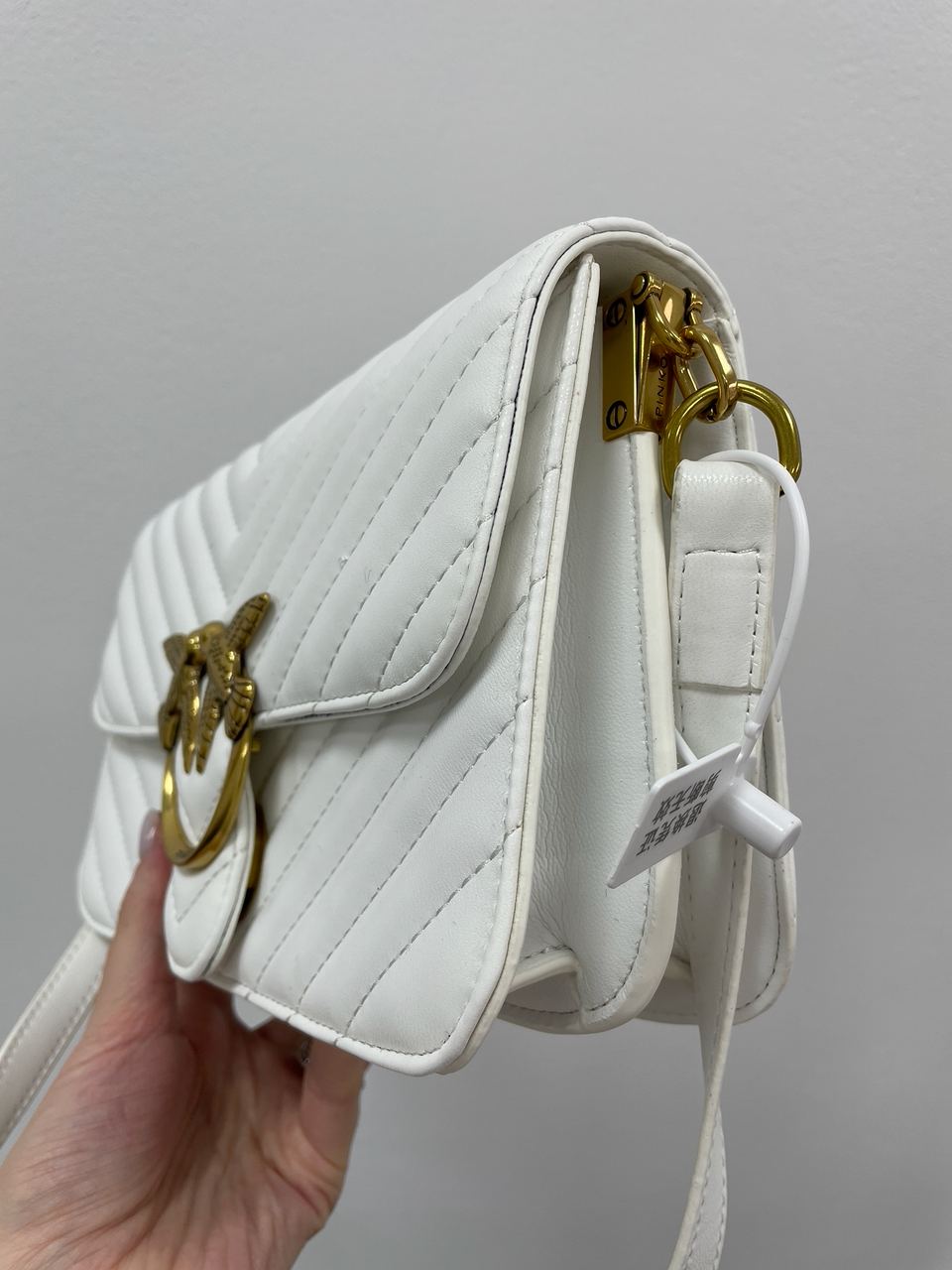 Pinko Classic Love Bag Bell Simply White - 10