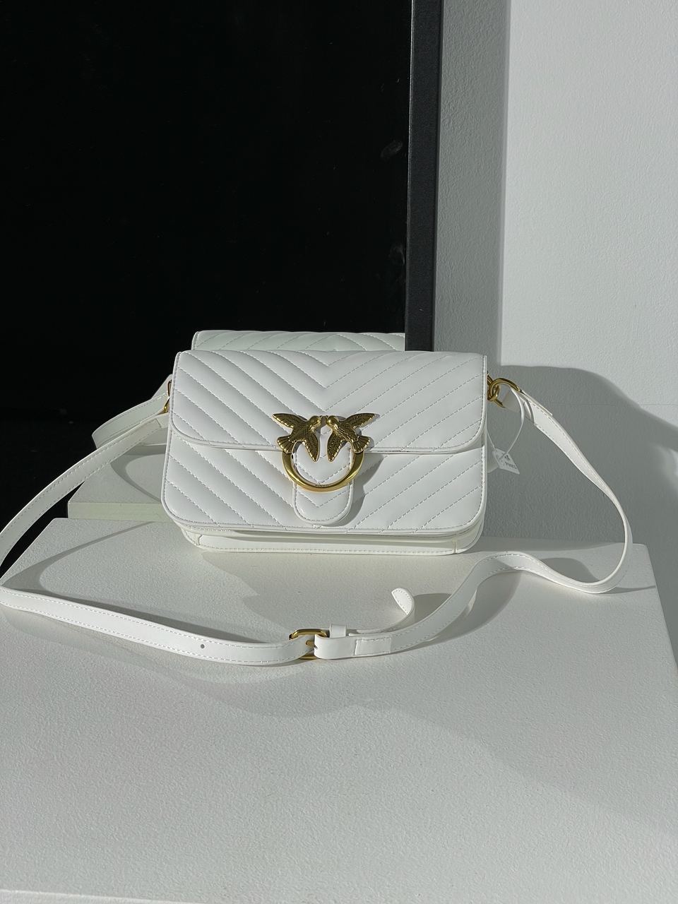 Pinko Classic Love Bag Bell Simply White - 3