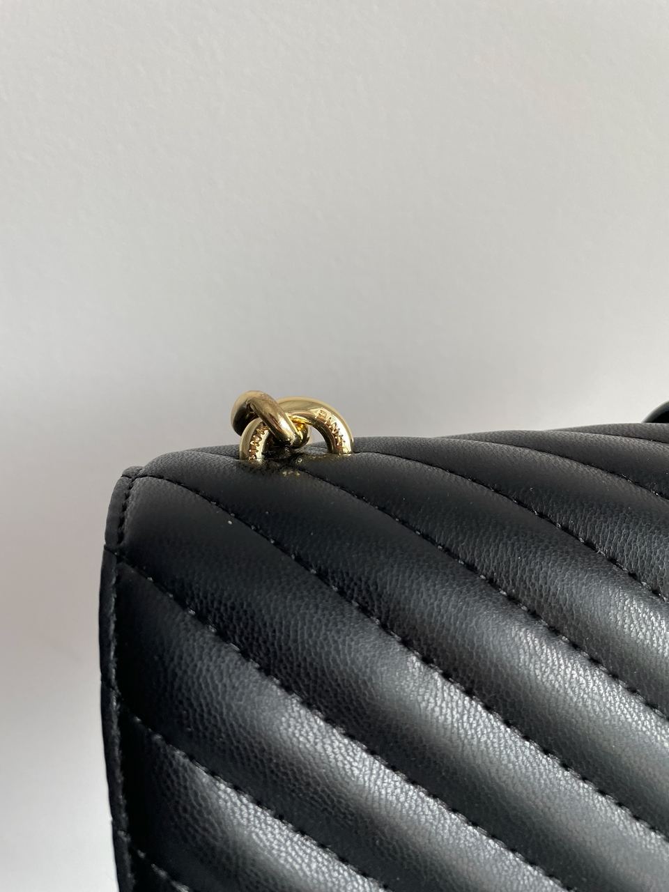 Pinko Classic Love Bag One Chevron Black/Gold - 15