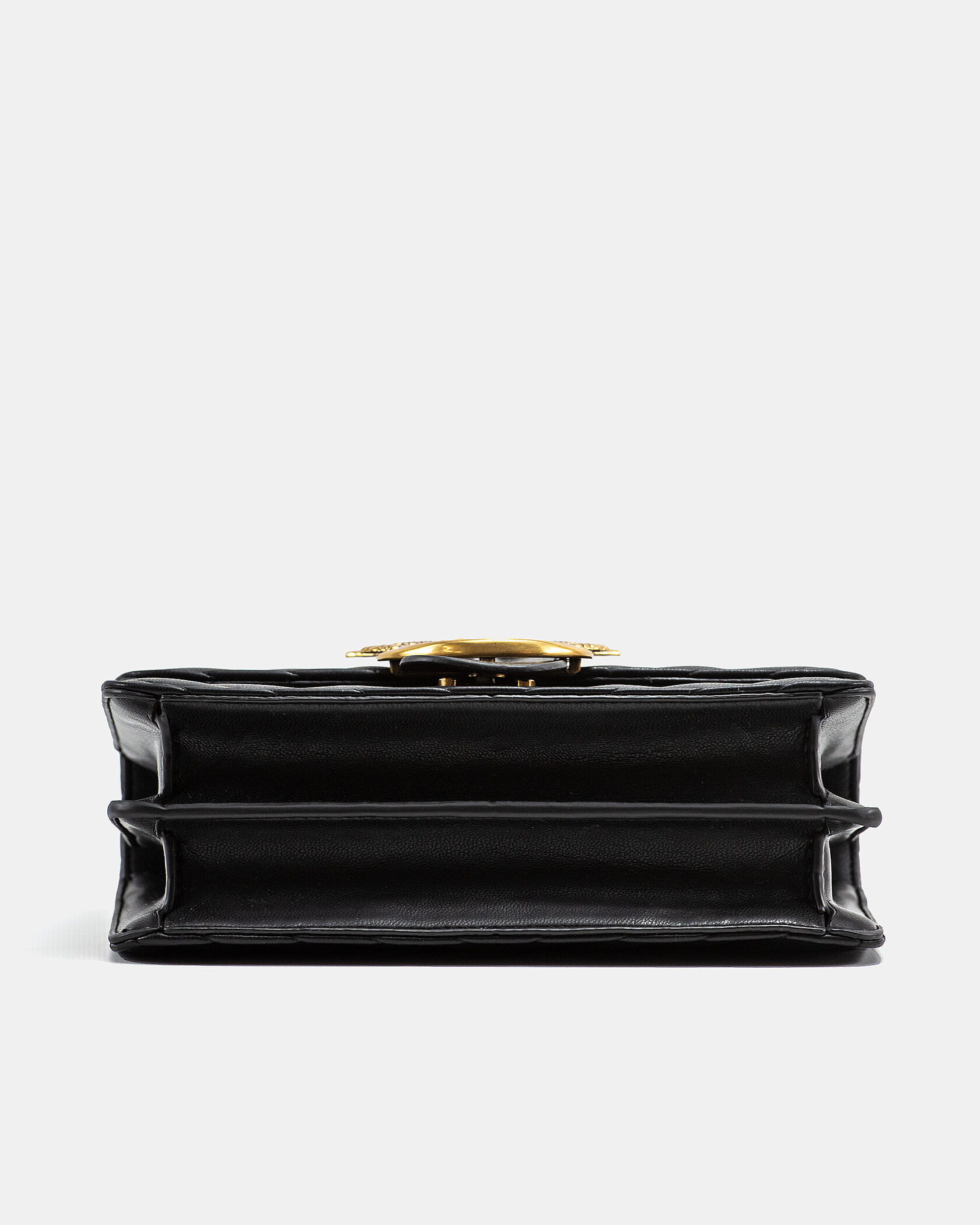 Pinko Classic Mini Love Bag One Chevron Black/Gold - 11