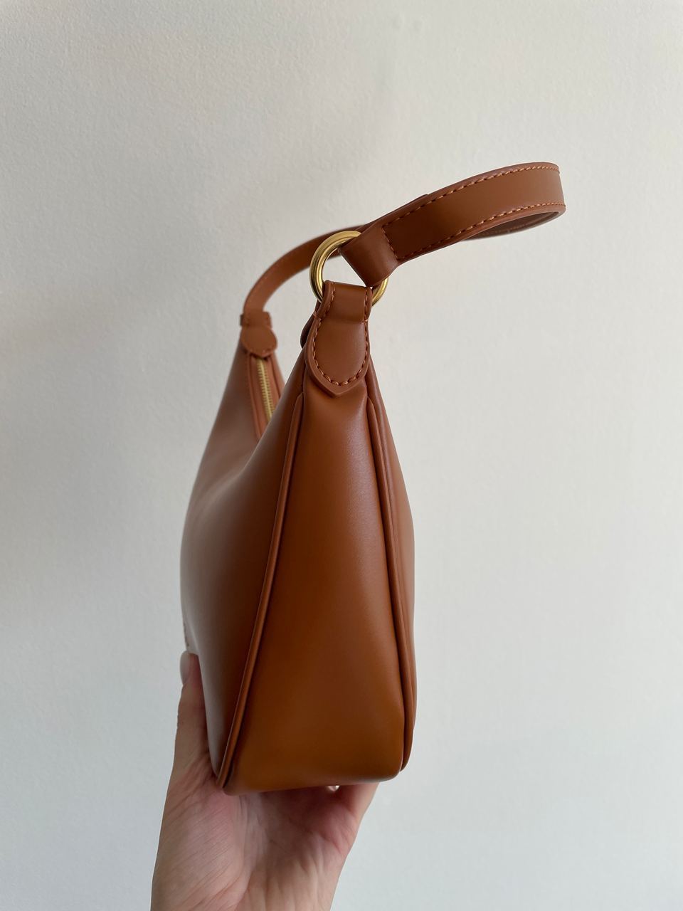 Pinko Half Moon Bag Simply Ginger With Leather Buckle - 17