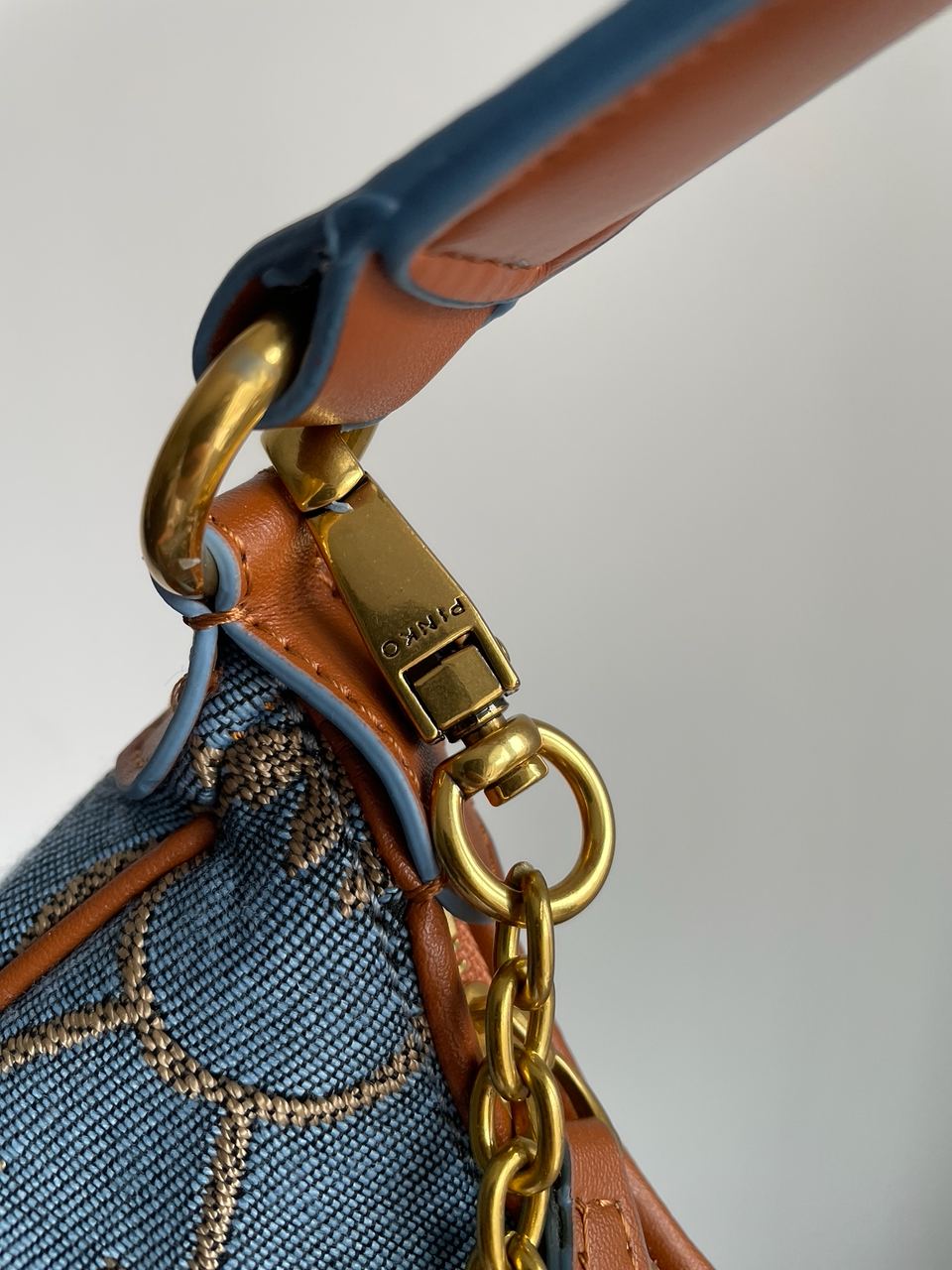 Pinko Half Moon Mini Denim - 13