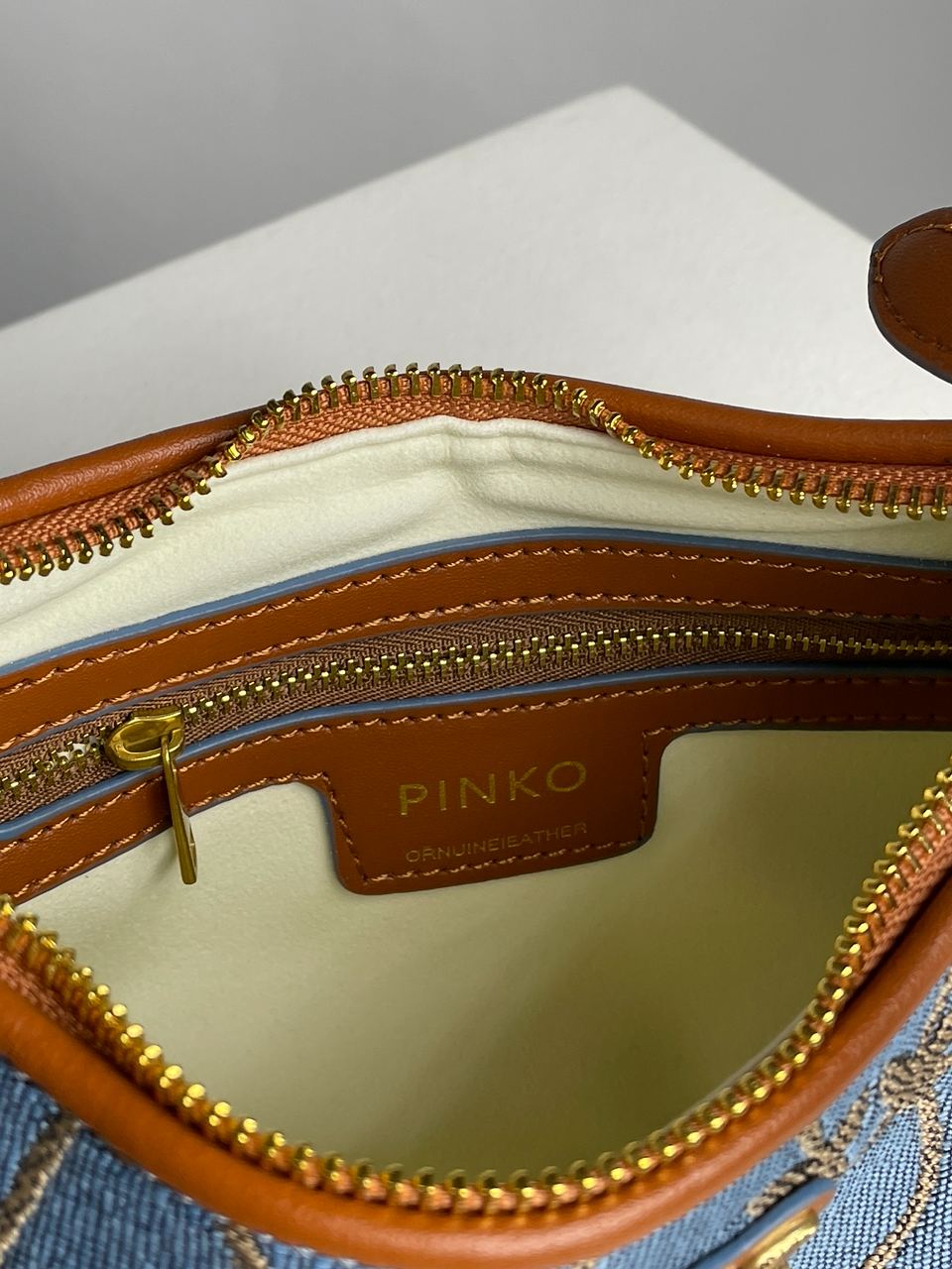 Pinko Half Moon Mini Denim - 15