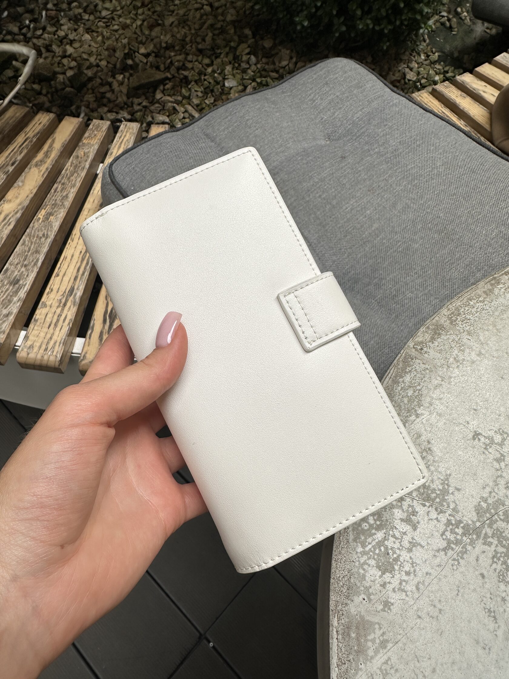 Pinko Leather Wallet White - 6