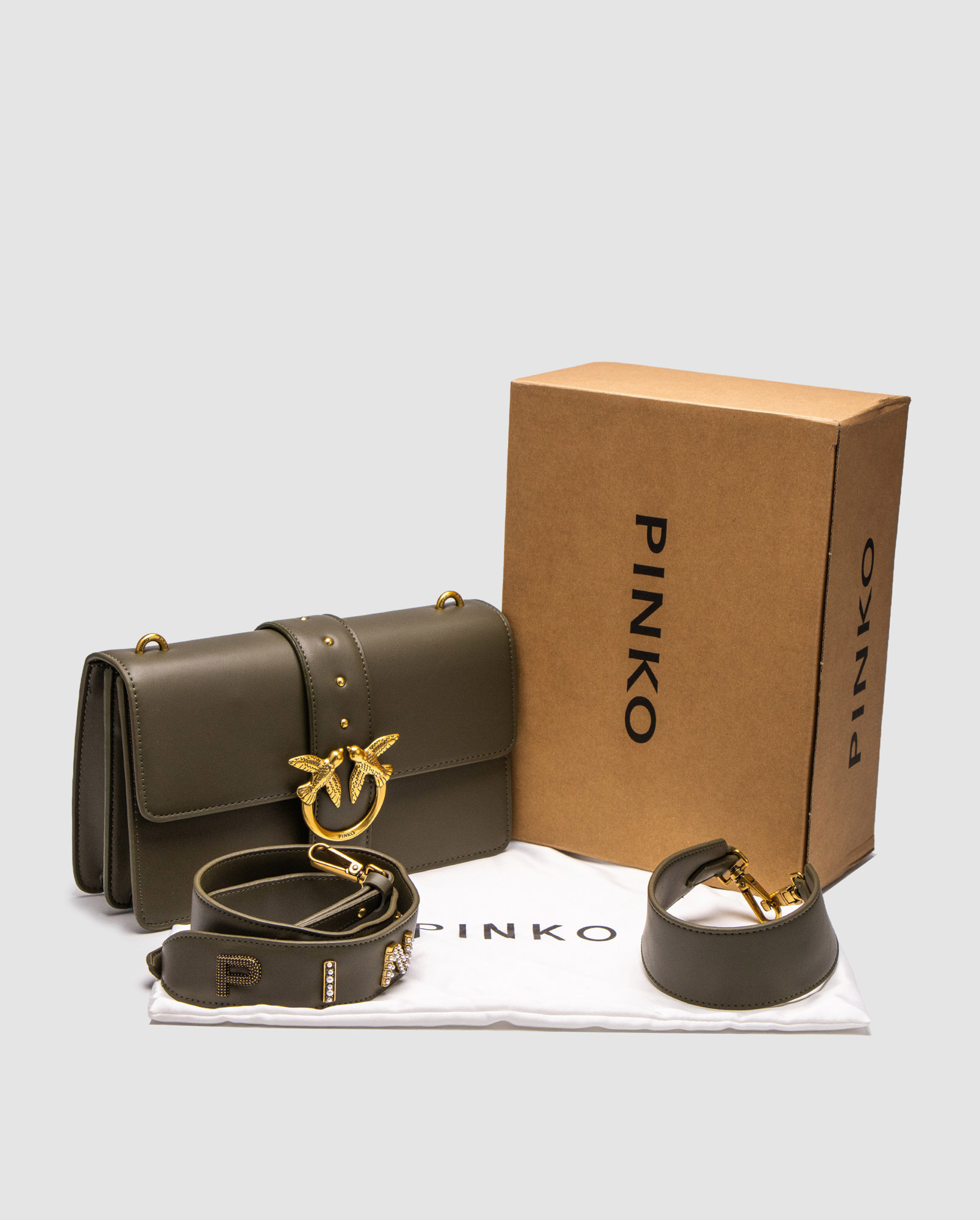 Pinko Love Classic Icon Simply Green/Gold - 8