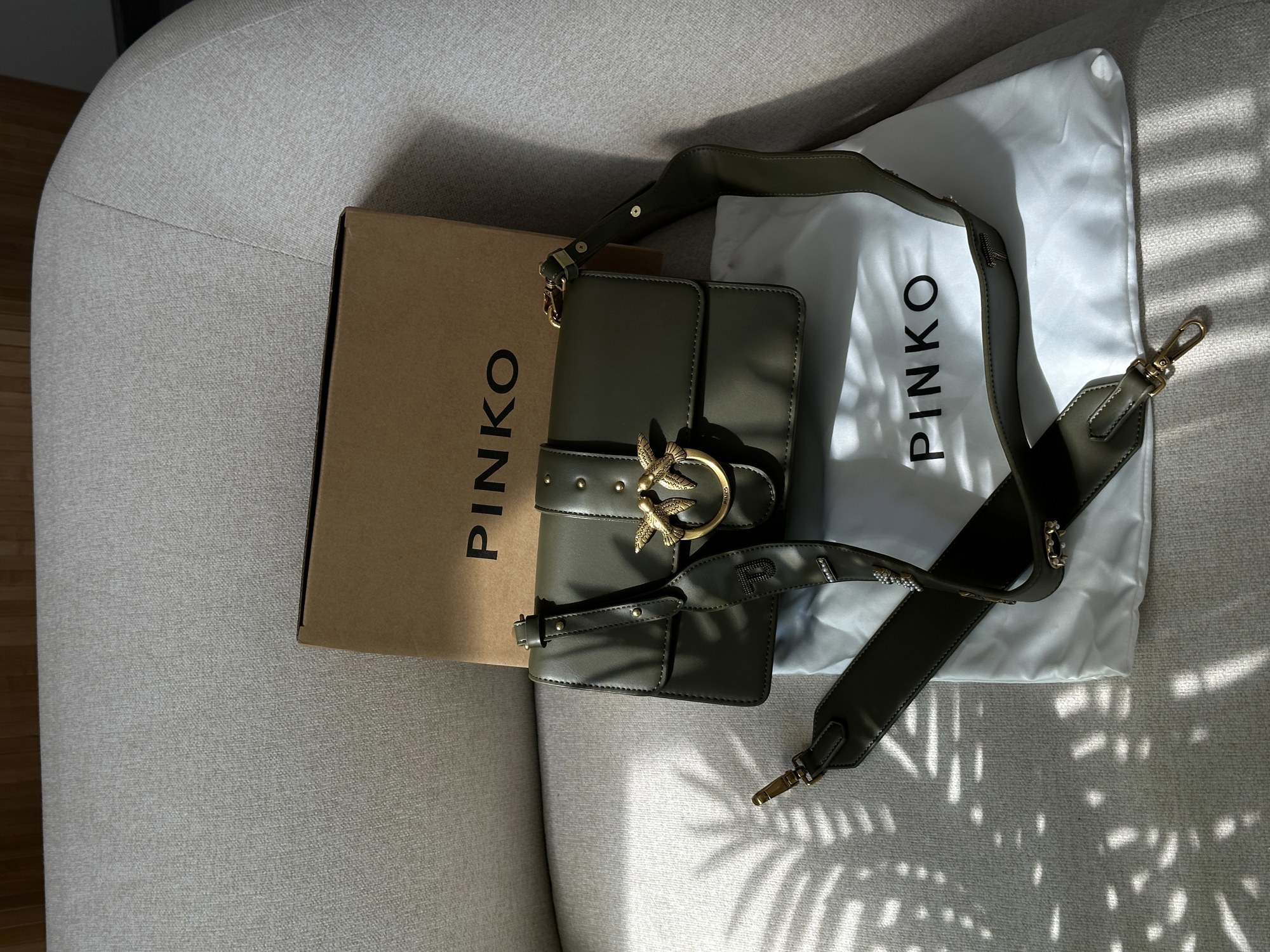 Pinko Love Classic Icon Simply Green/Gold - 9