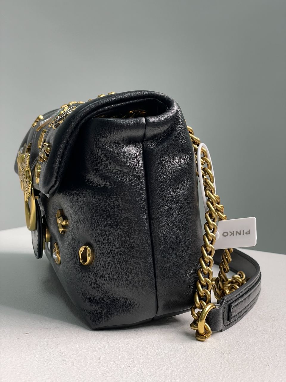 Pinko Love Mini Puff Black Summer Pins - 17