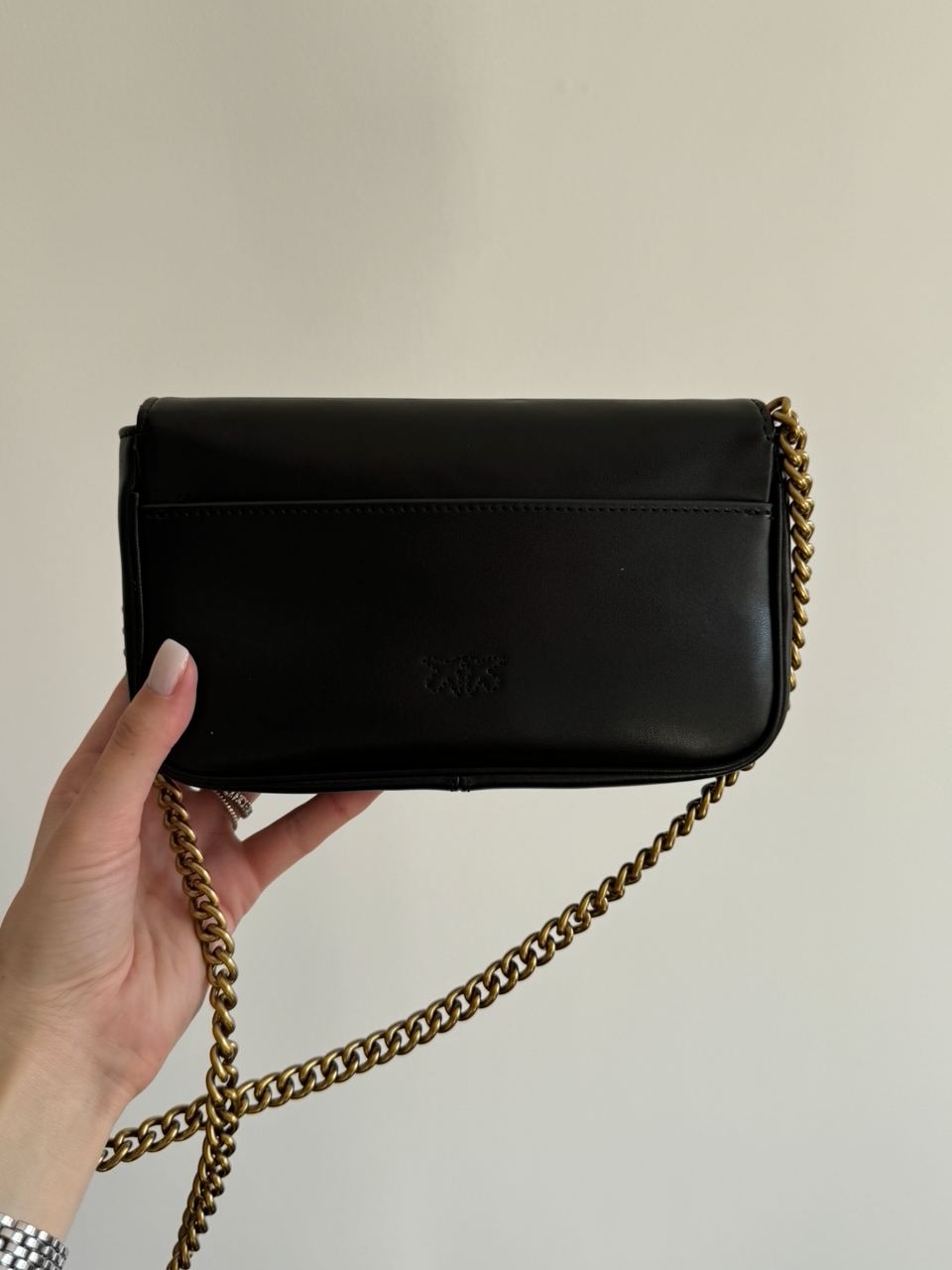 Pinko LoveBag Pocket Simply Black/Antique Gold - 13