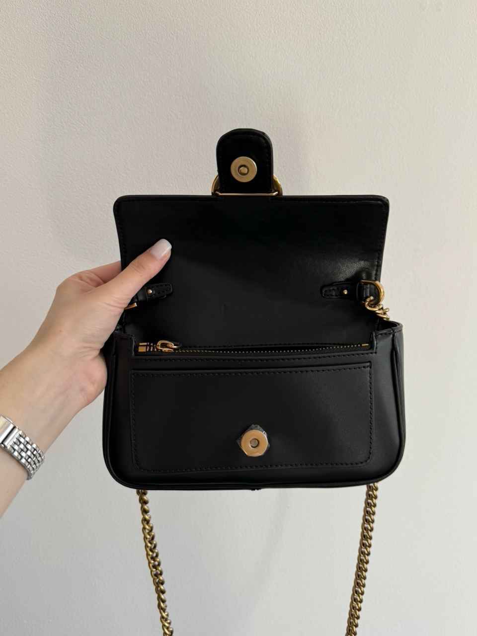 Pinko LoveBag Pocket Simply Black/Antique Gold - 17