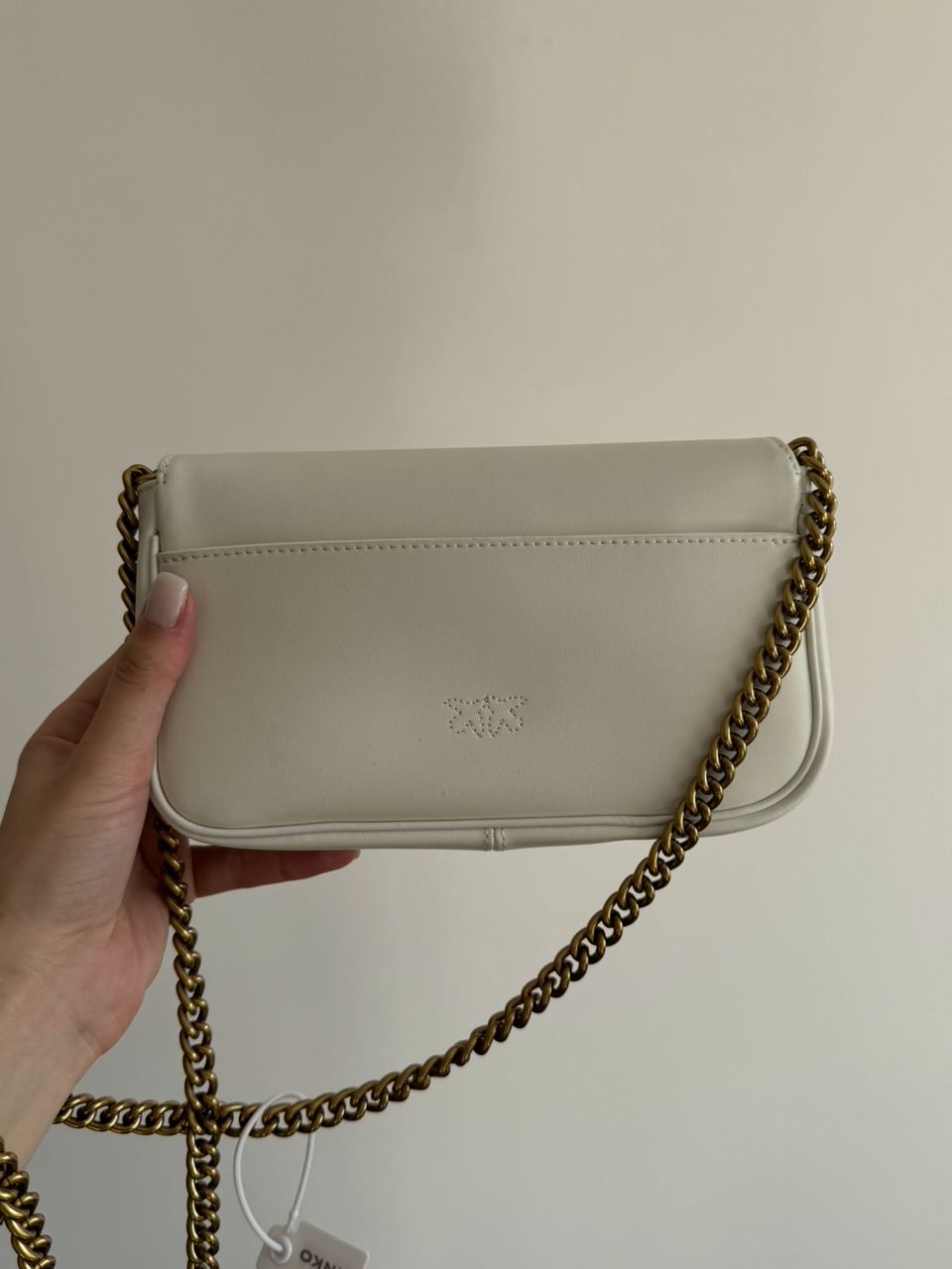 Pinko LoveBag Pocket Simply Cream/Antique Gold - 15