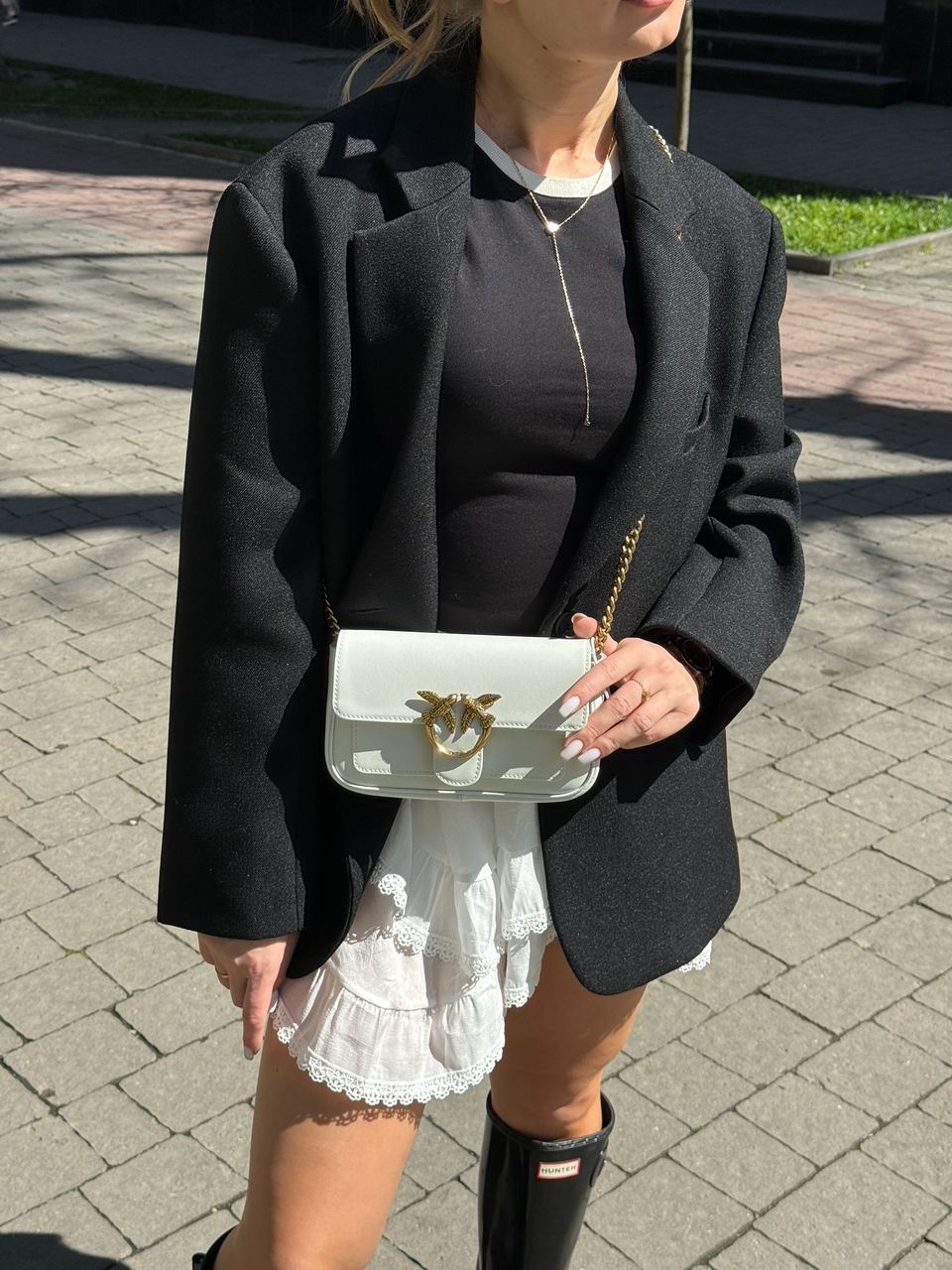 Pinko LoveBag Pocket Simply Cream/Antique Gold - 5