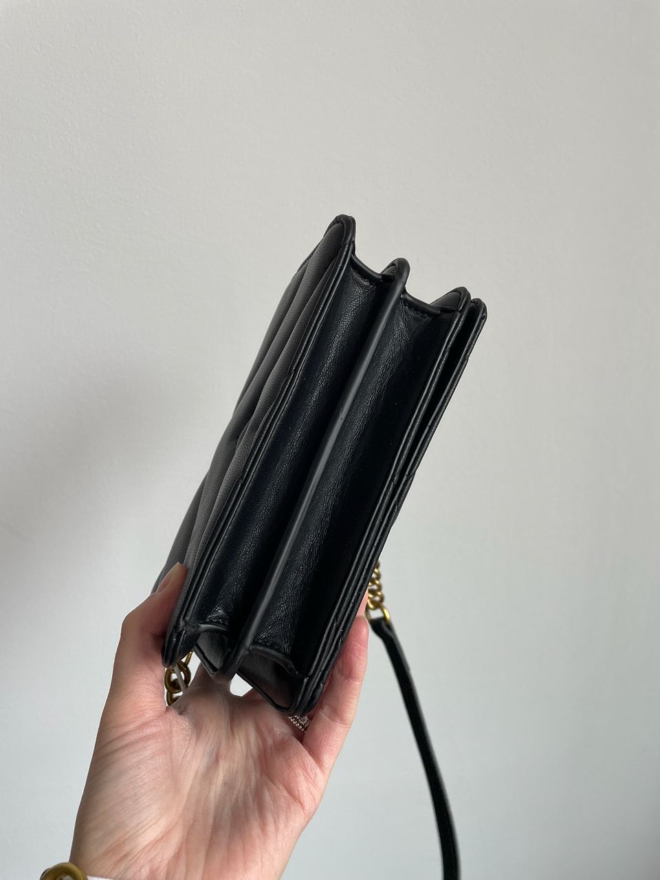 Pinko Mini Love Bag Click Big Chevron Black - 15