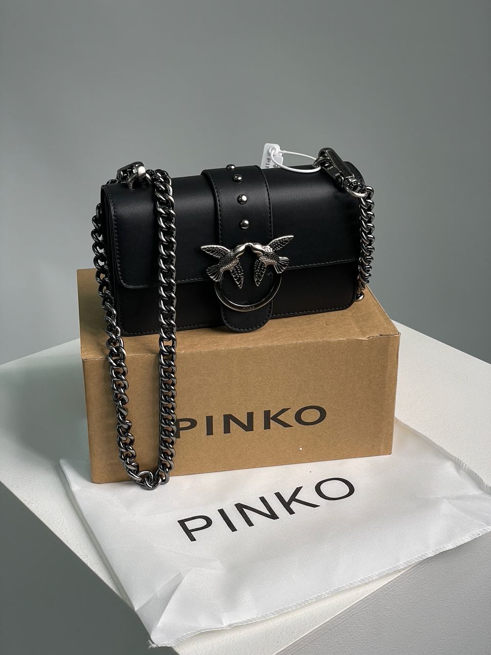 Pinko Mini Love Bag One Simply Black/Black - 2