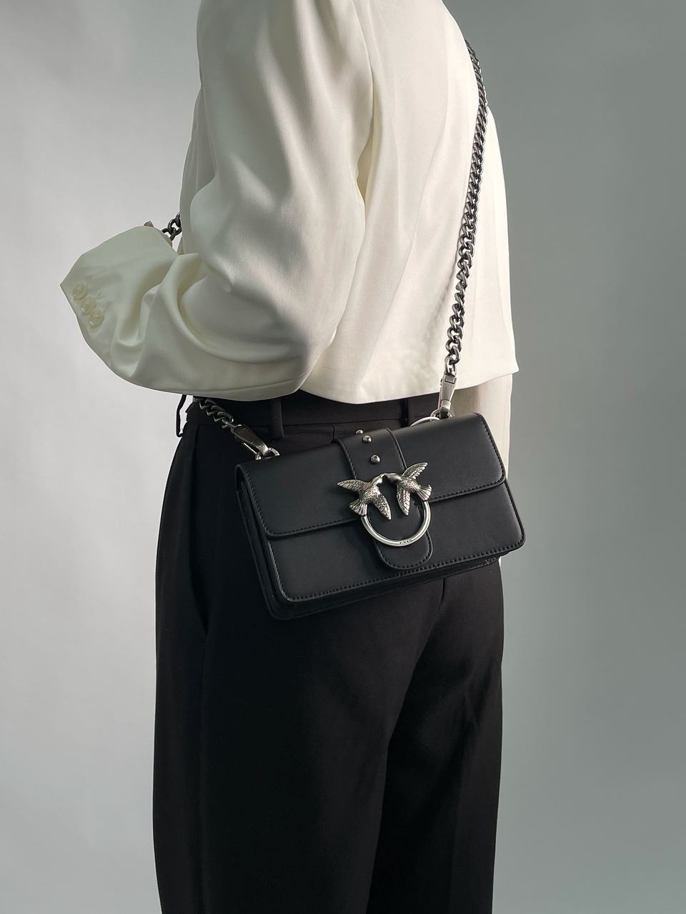 Pinko Mini Love Bag One Simply Black/Black - 3