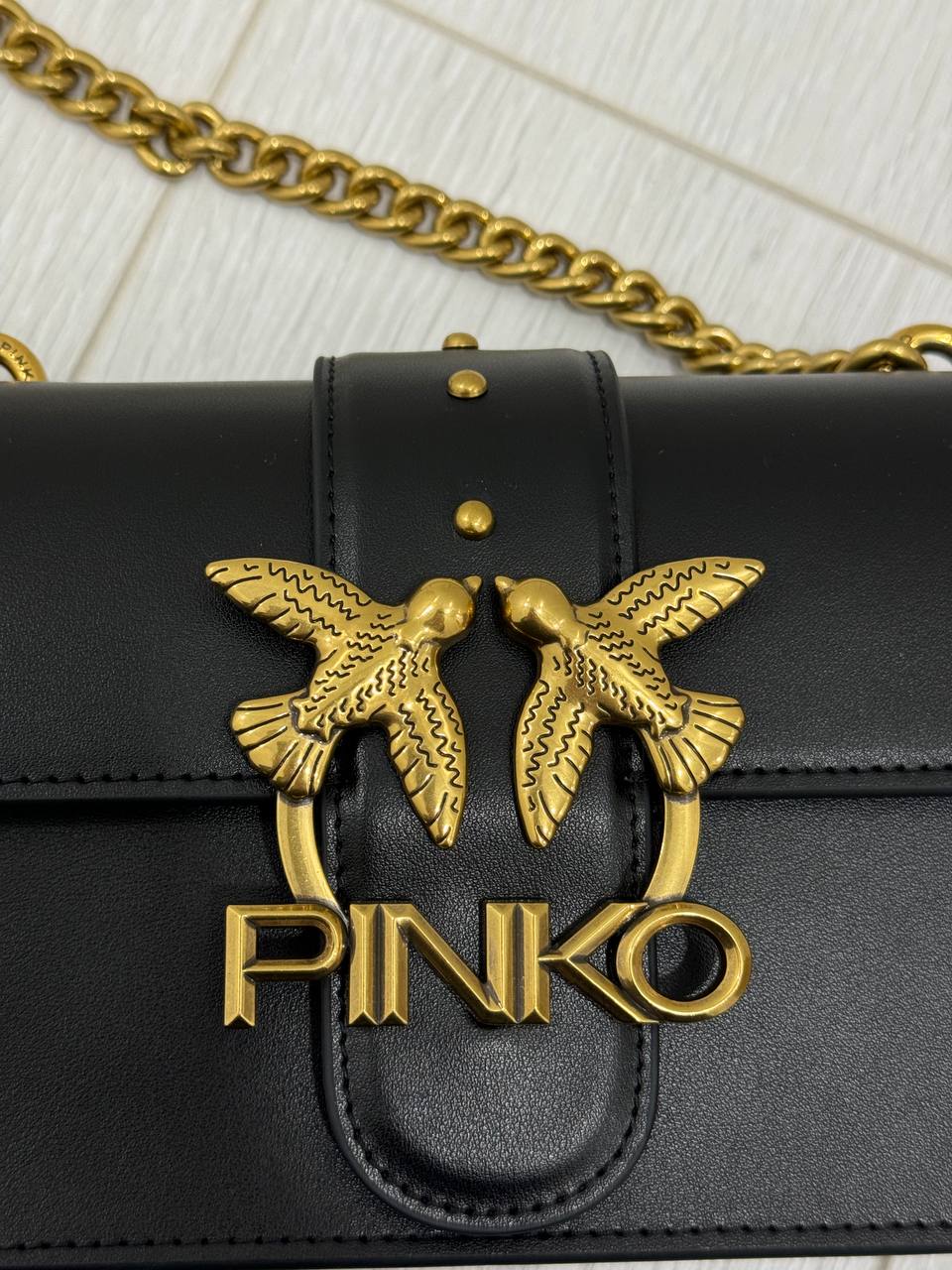 Pinko Mini Love Bag One Simply Black/Gold - 5