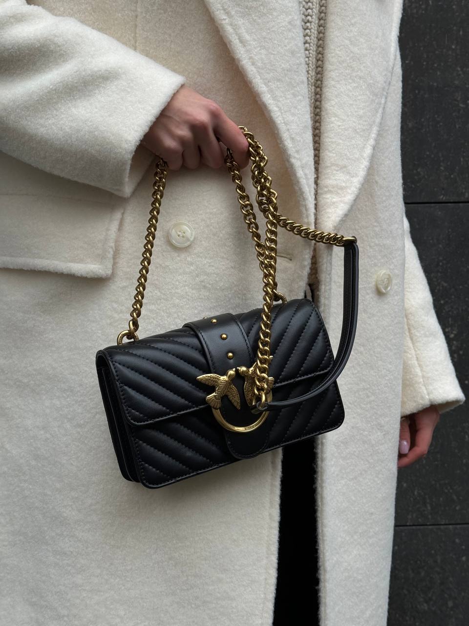 Pinko Mini Love Bag One Simply Black/Gold - 2