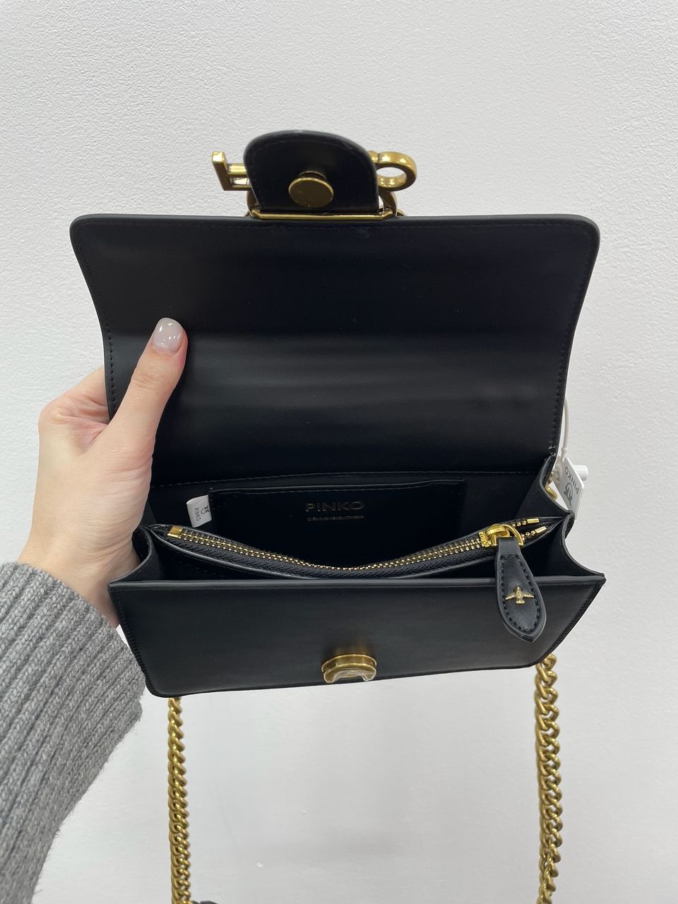 Pinko Mini Love Bag One Simply Black/Gold - 17