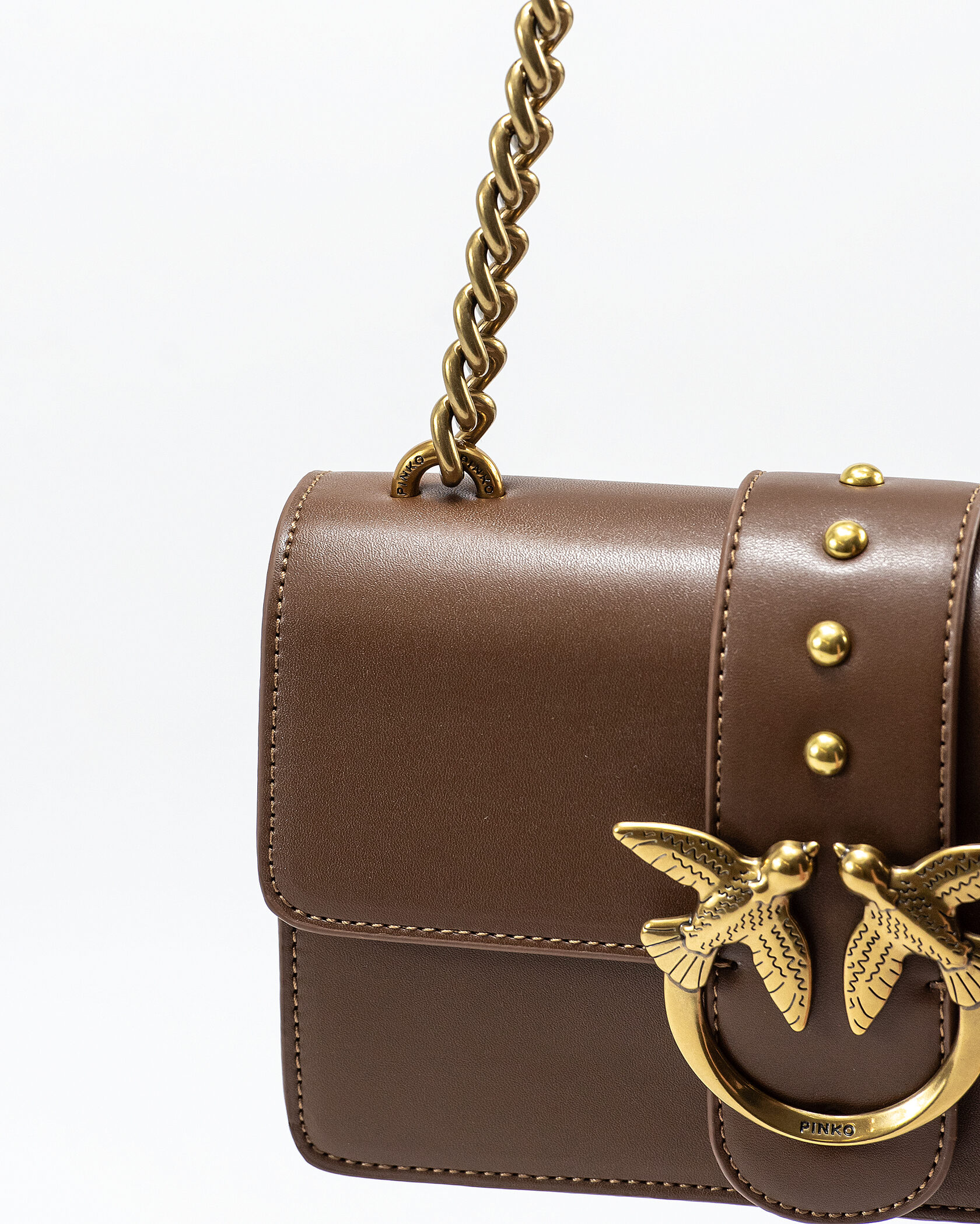 Pinko Mini Love Bag One Simply Brown/Gold - 11