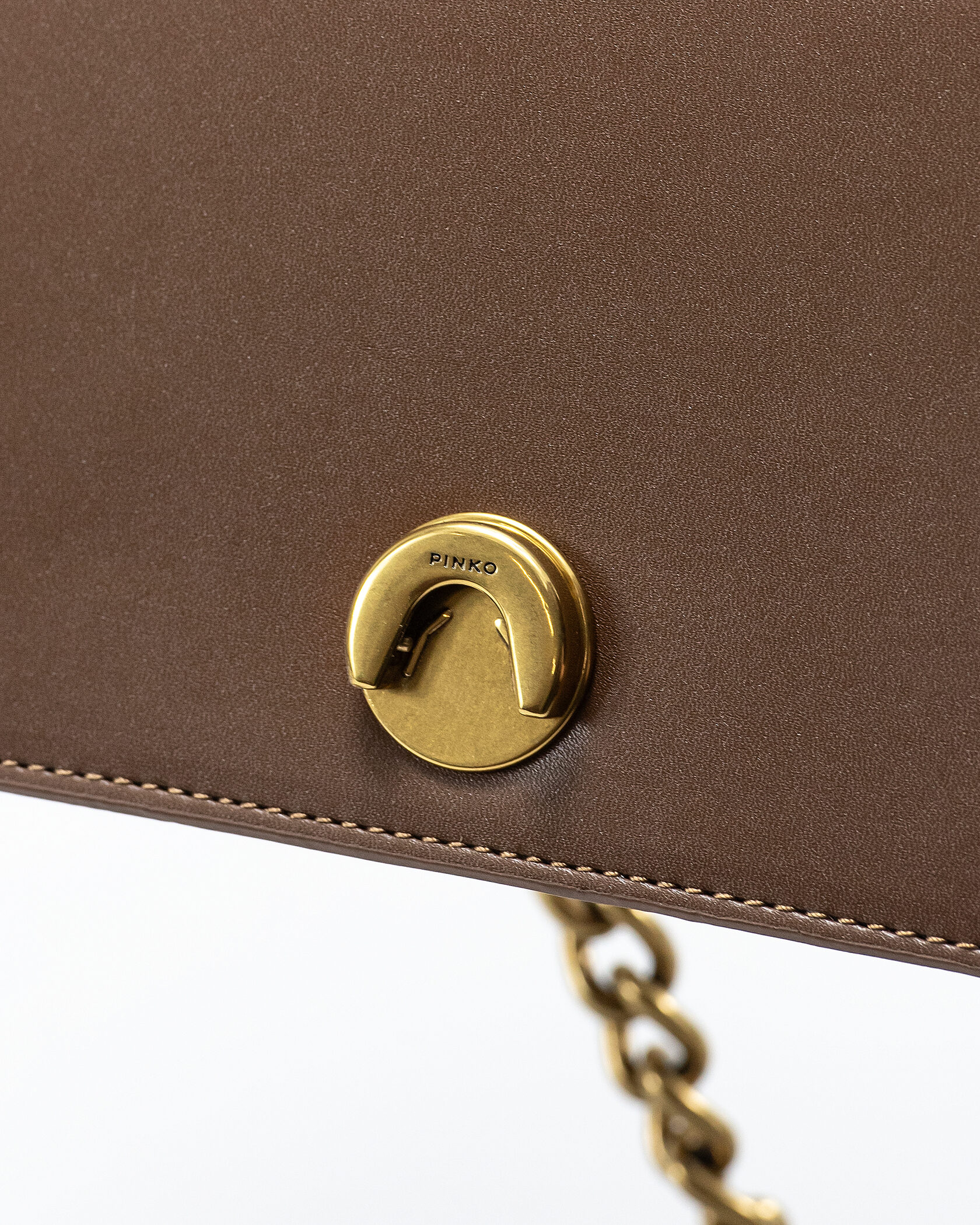 Pinko Mini Love Bag One Simply Brown/Gold - 13