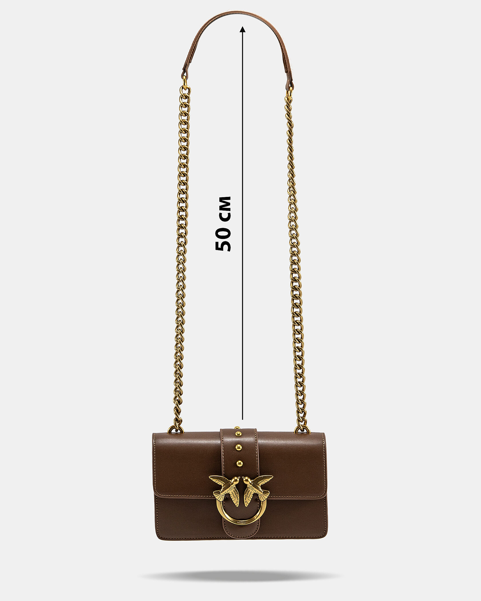 Pinko Mini Love Bag One Simply Brown/Gold - 4