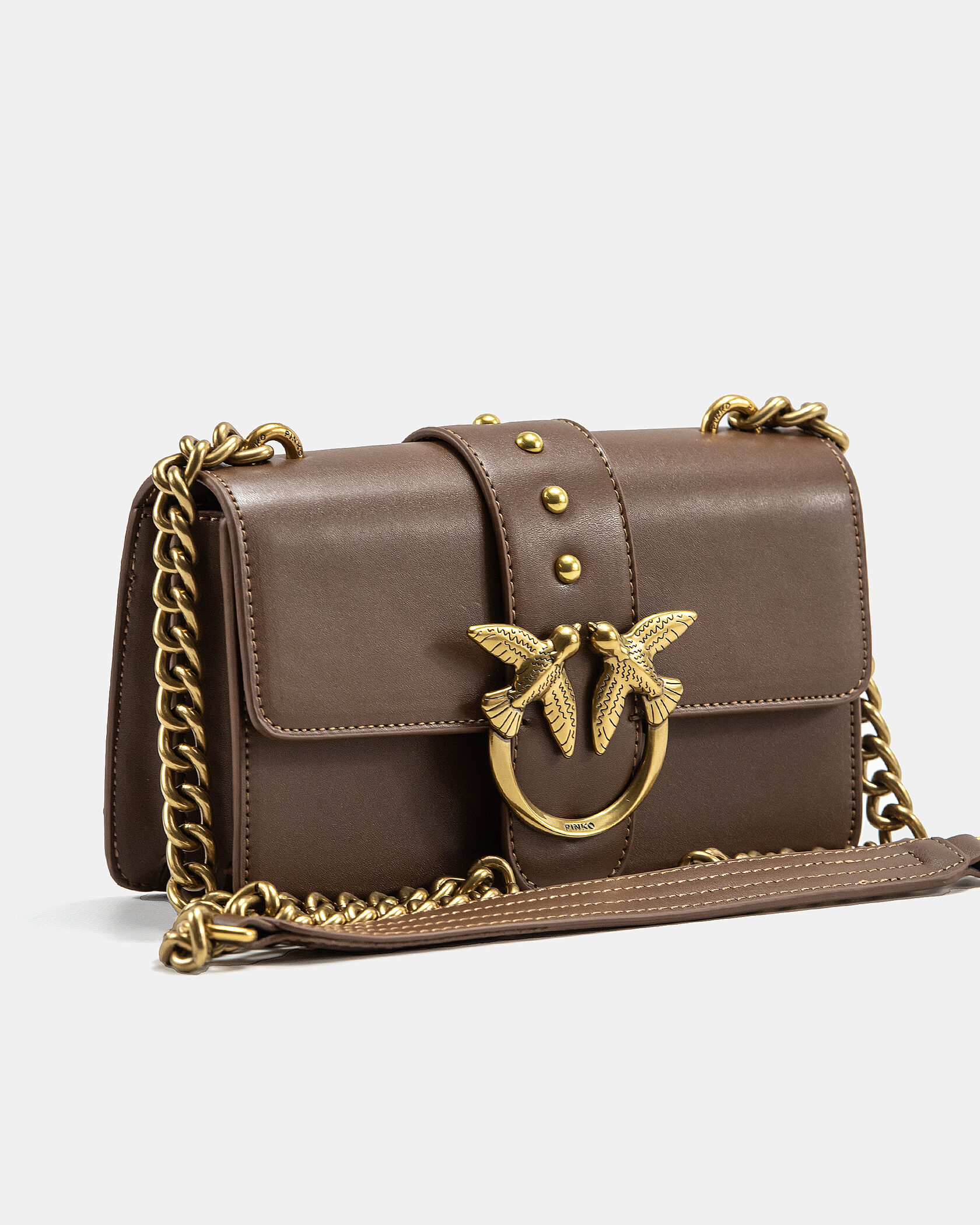 Pinko Mini Love Bag One Simply Brown/Gold - 5