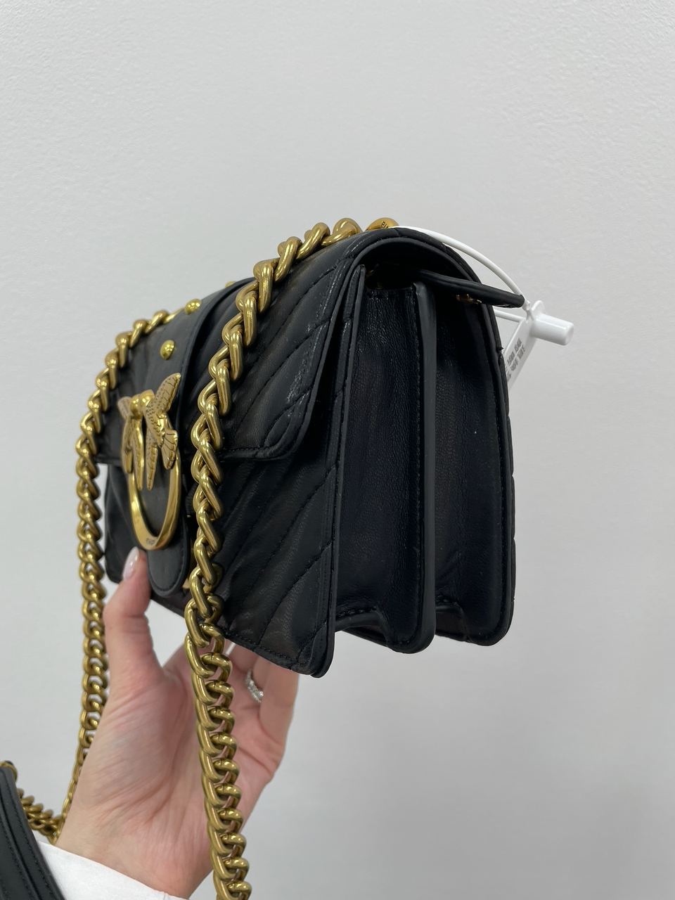 Pinko Mini Love Bag One Simply Puff Black/Gold - 10