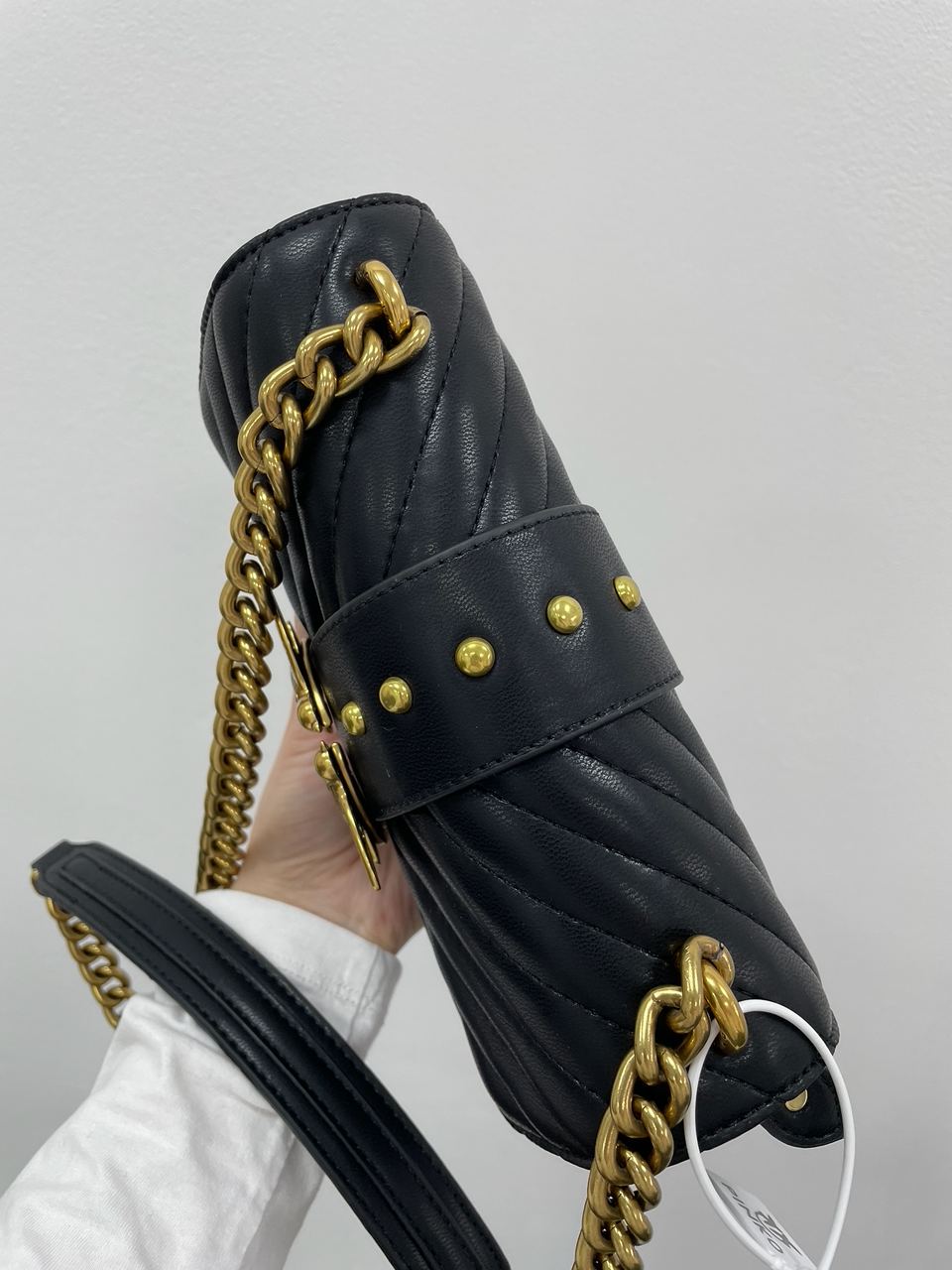 Pinko Mini Love Bag One Simply Puff Black/Gold - 12