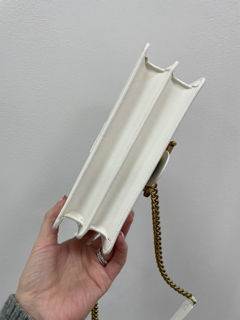 Pinko Mini Love Bag One Simply White/Gold - 13